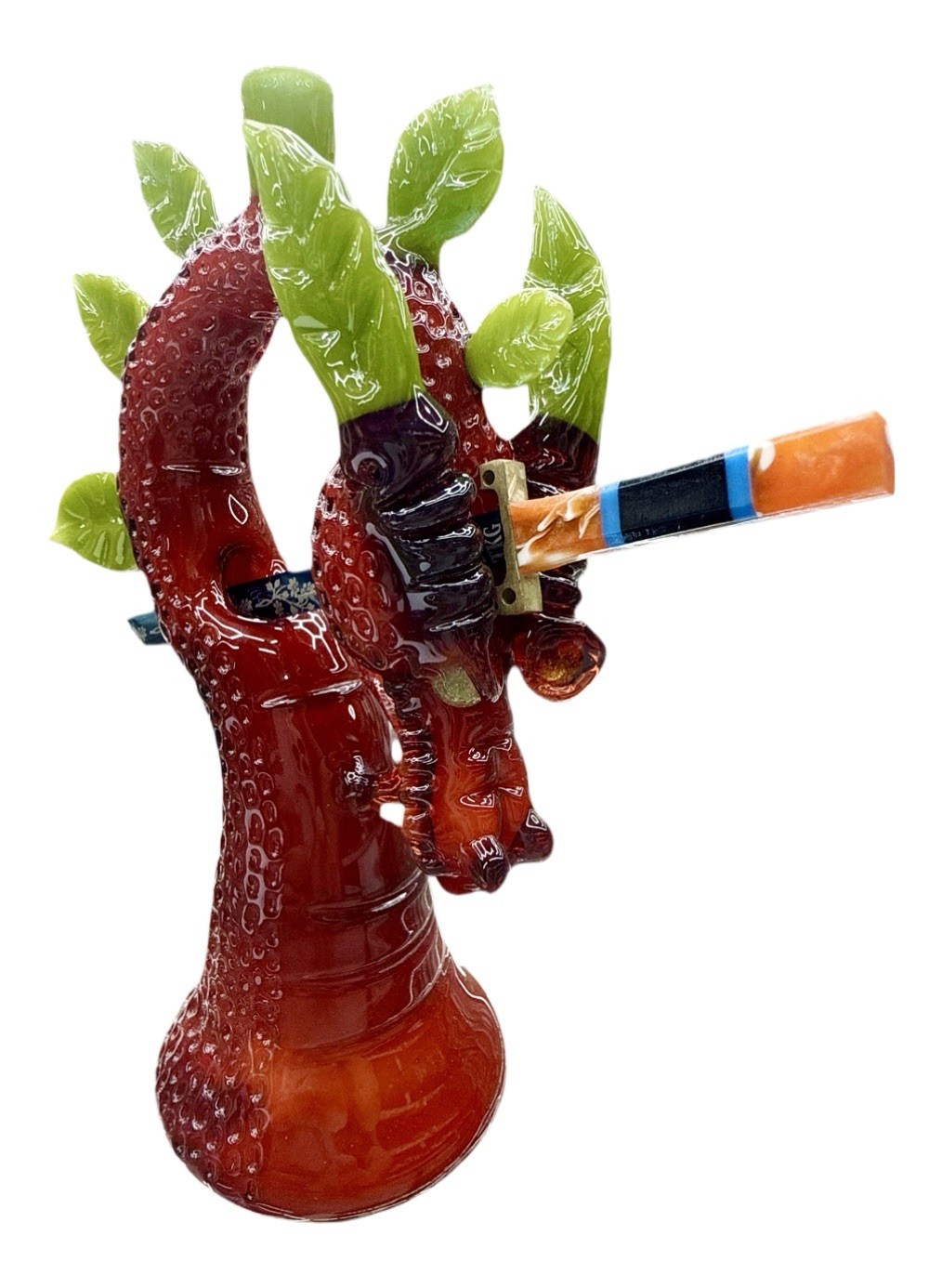 Tony Kazy X Strawberry Glass Dragon Heady Water pipe Tony Kazy X Strawberry Glass Dragon Heady Water pipe