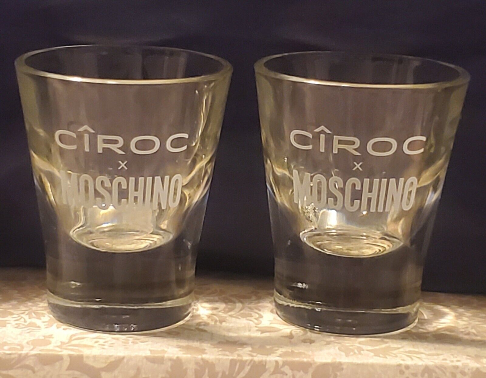 CIROC MOSCHINO  Shot Glasses Set of 2
