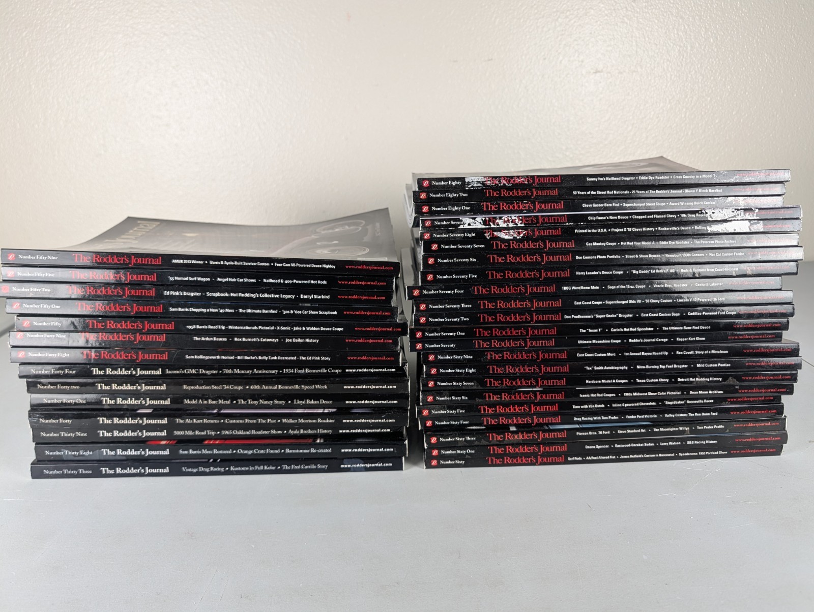 The Rodder\'s Journal Magazines Lot of 36 - See Description for Issue Numbers