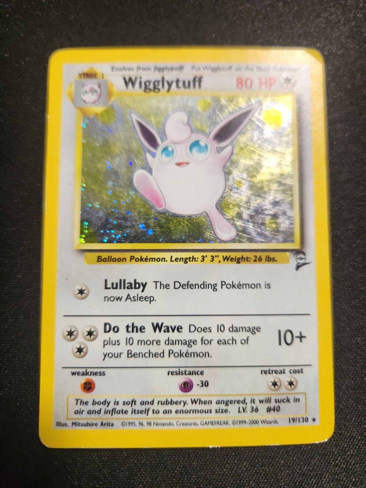 2000 Pokemon Wigglytuff #19