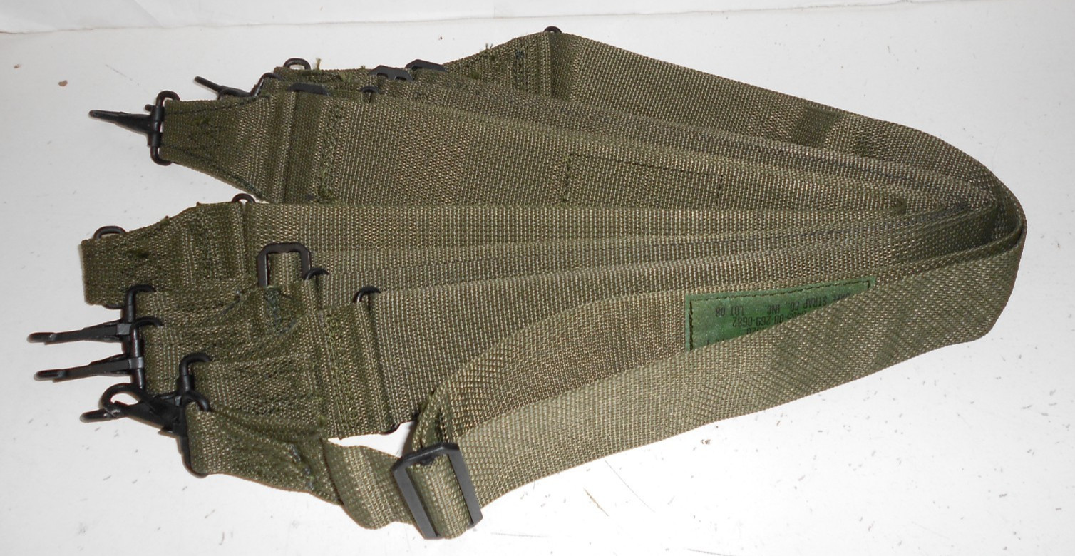 5- USGI OD Nylon General Purpose GP Strap NOS lot of 5 