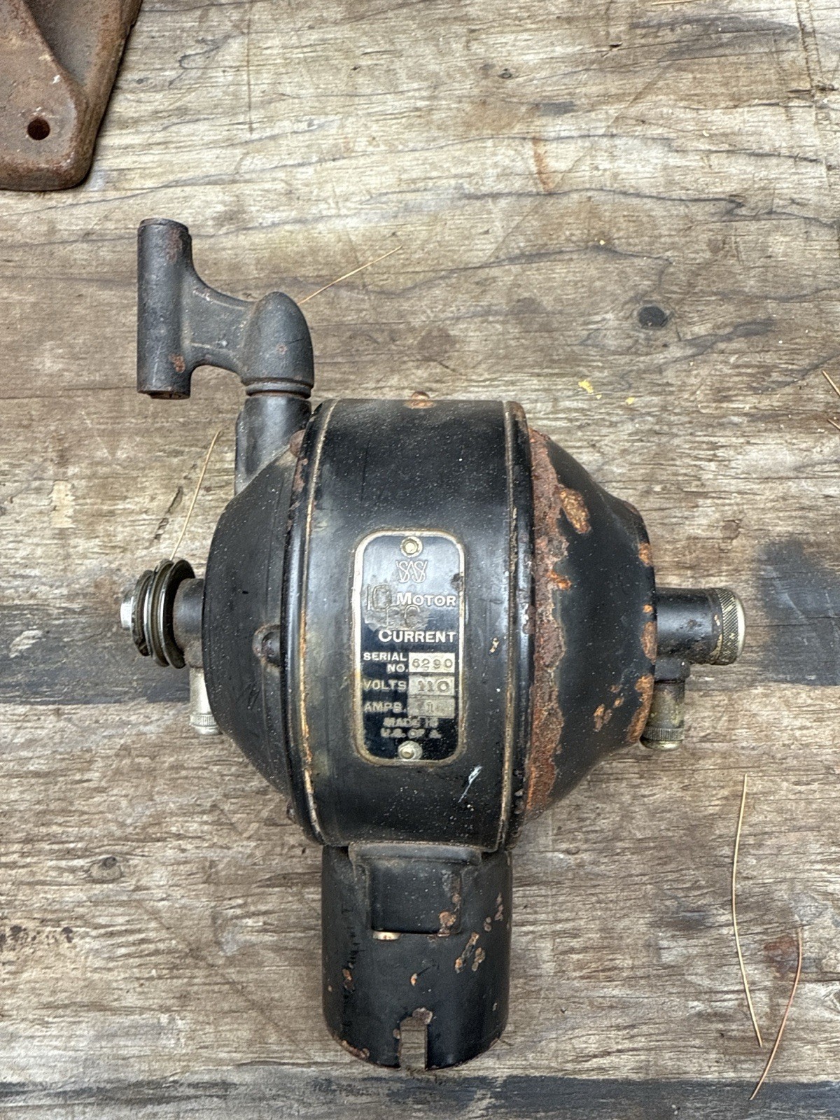 Vintage WSS DC Dental Motor & Dencraft Handpiece Tool – Antique Lab Setup 