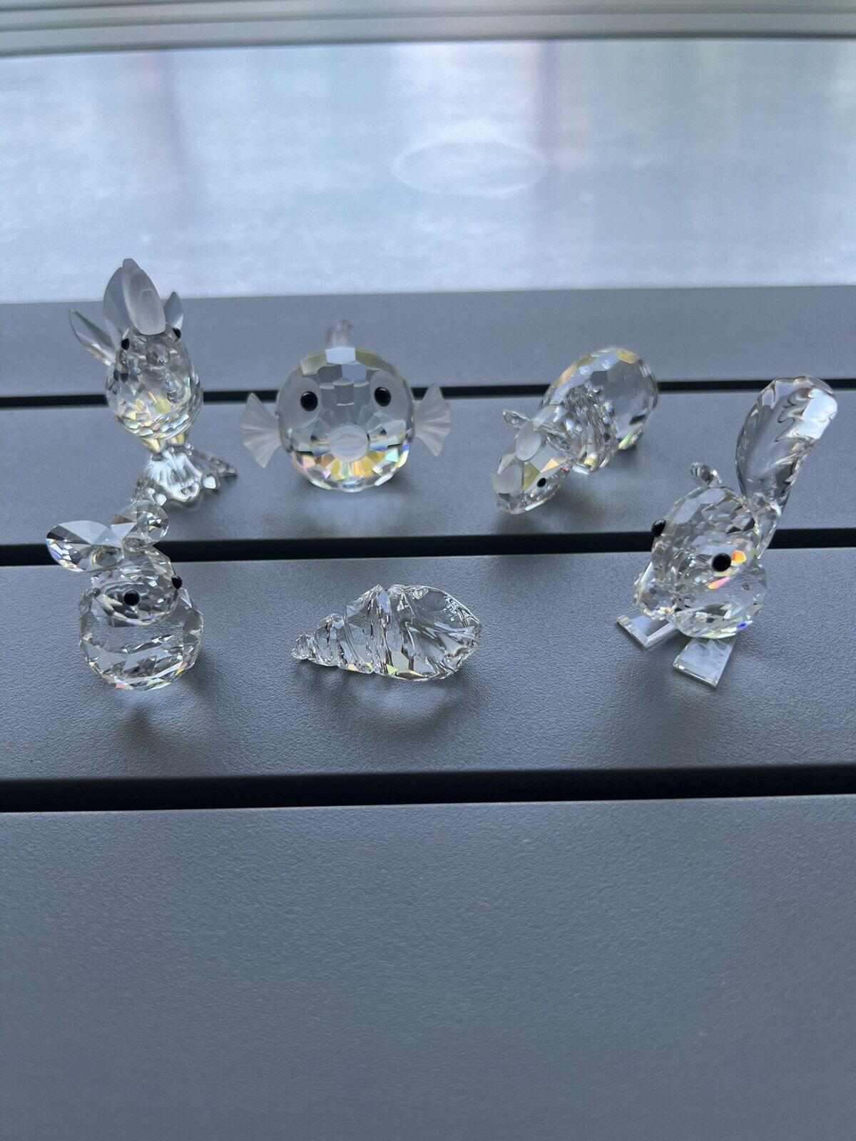 Swarovski Crystals Figurine Lot Of 6