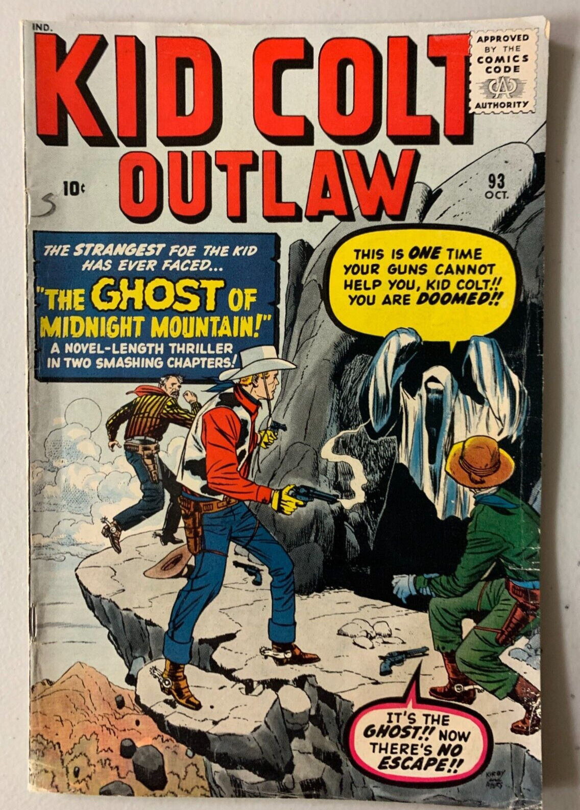 Kid Colt Outlaw #93 Marvel (4.0 VG) (1960)
