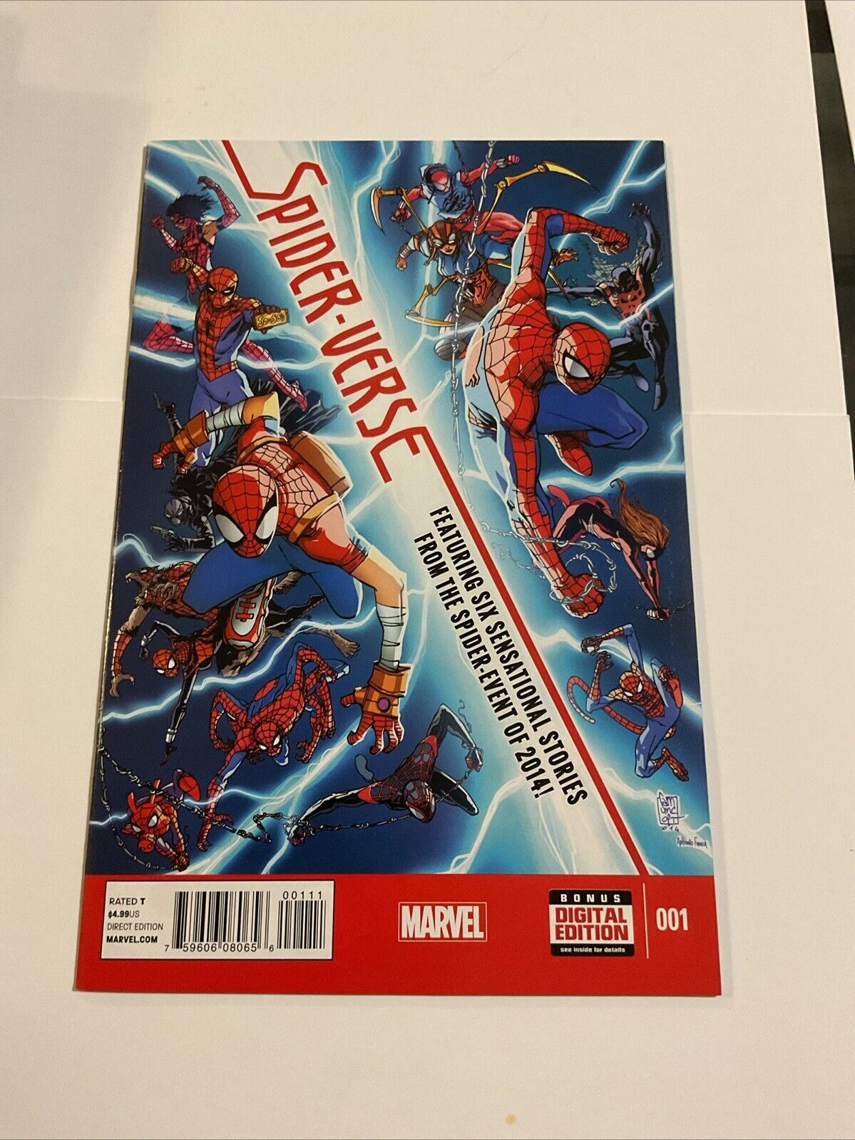 SPIDER-VERSE #1 VF-NM 2014 MARVEL Spider-Man Miles Morales HIGH GRADE 1st Print