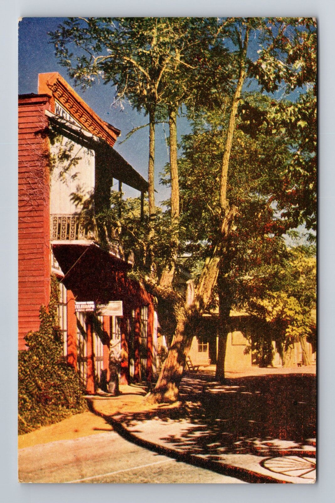Columbia CA-California, Famous Early Mining Town, Vintage Souvenir Postcard