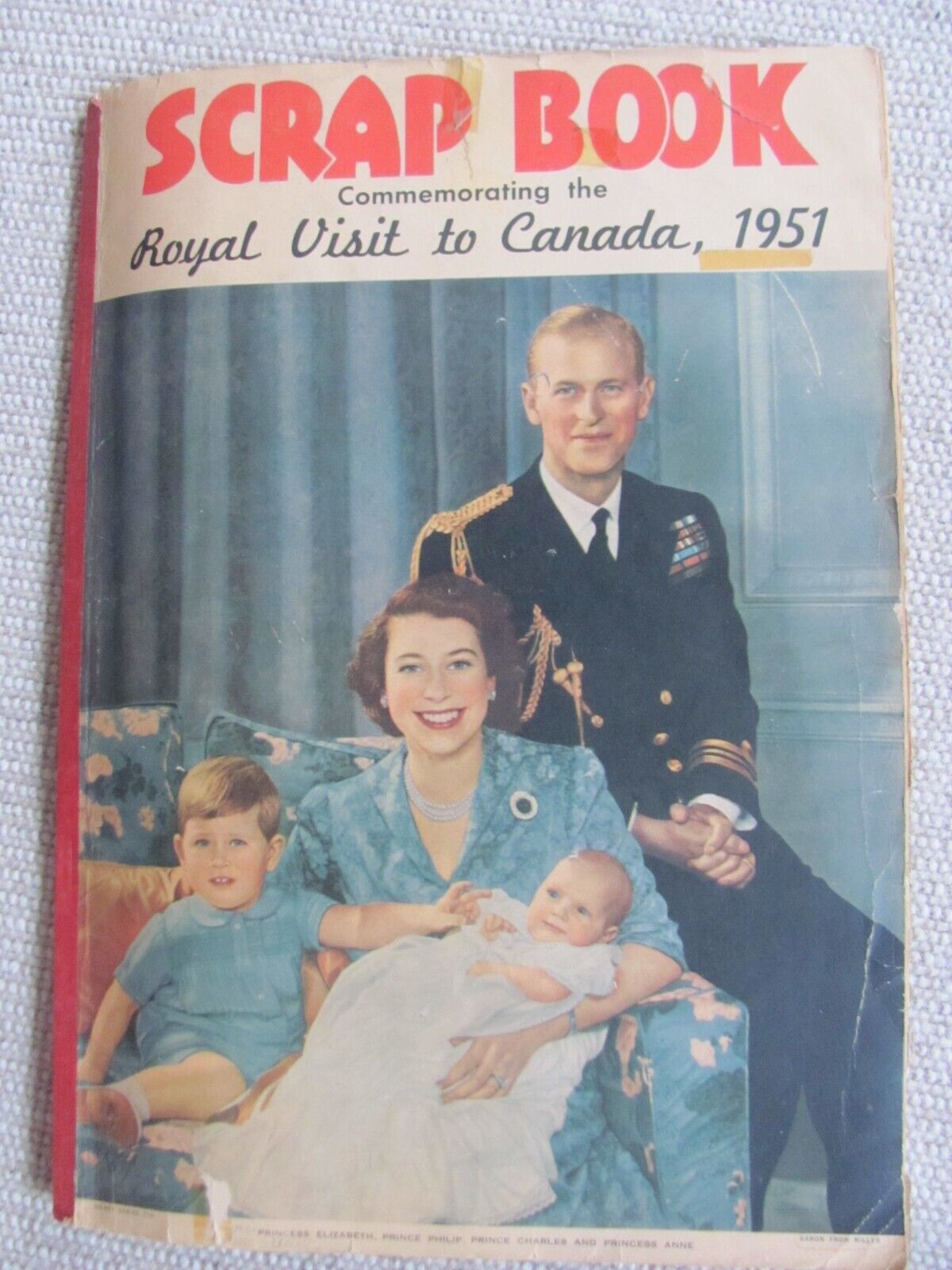 1951 Royal Visit to Canada Elizabeth Scrap Book Filled