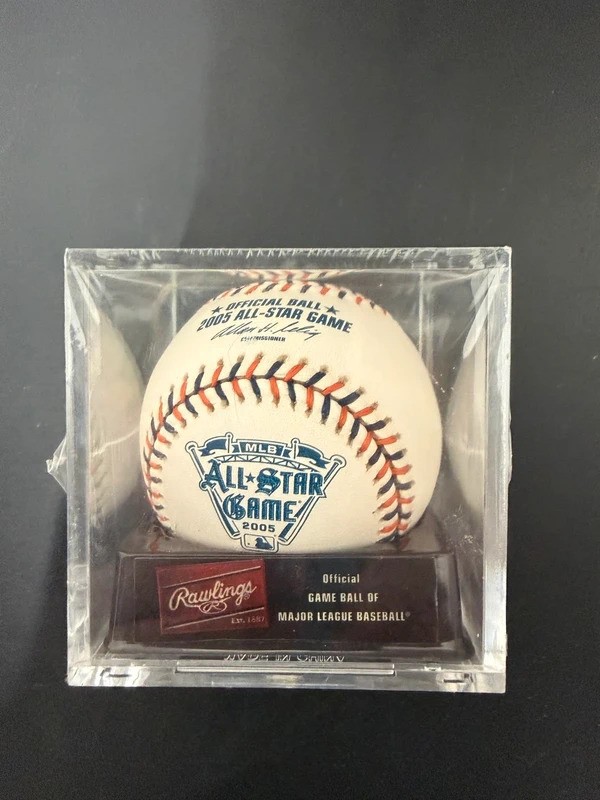 Official Rawlings 2005 MLB All-Star Game Baseball in Case (New & Sealed)