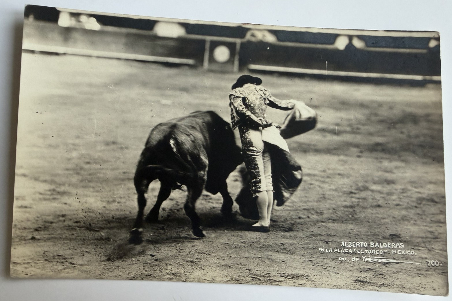 c1930s RPPC Alberto Balderas Bullfighting La Plaza El Toreo Mexico Postcard c1930s RPPC Alberto Balderas Bullfighting La Plaza El Toreo Mexico Postcard