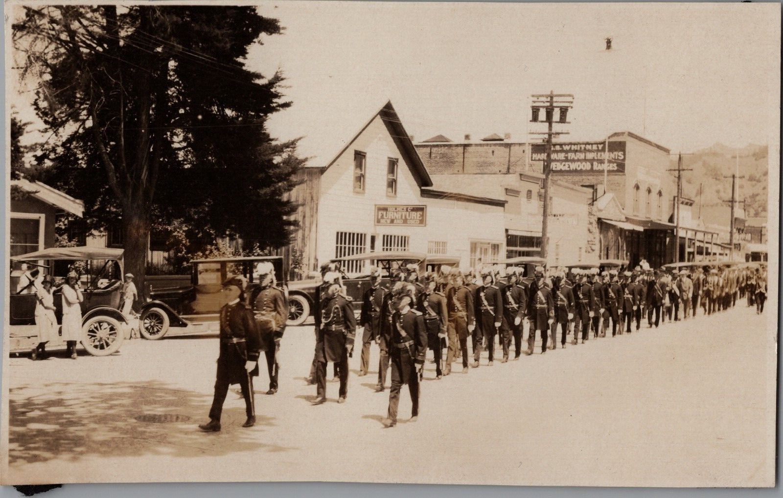 Calistoga California CA Fraternal Parade Lincoln, Ave c1910 Real Photo Postcard Calistoga California CA Fraternal Parade Lincoln, Ave c1910 Real Photo Postcard