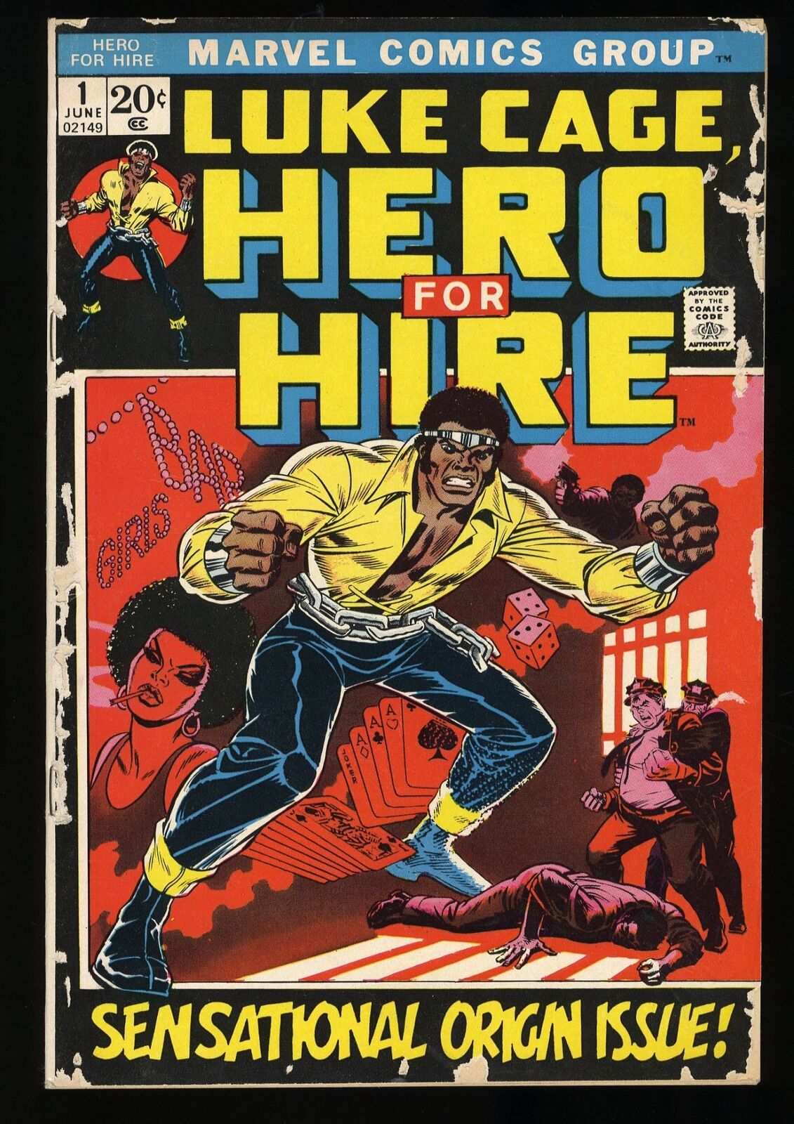 Hero For Hire #1 GD/VG 3.0 Off White to White 1st Appearance Luke Cage