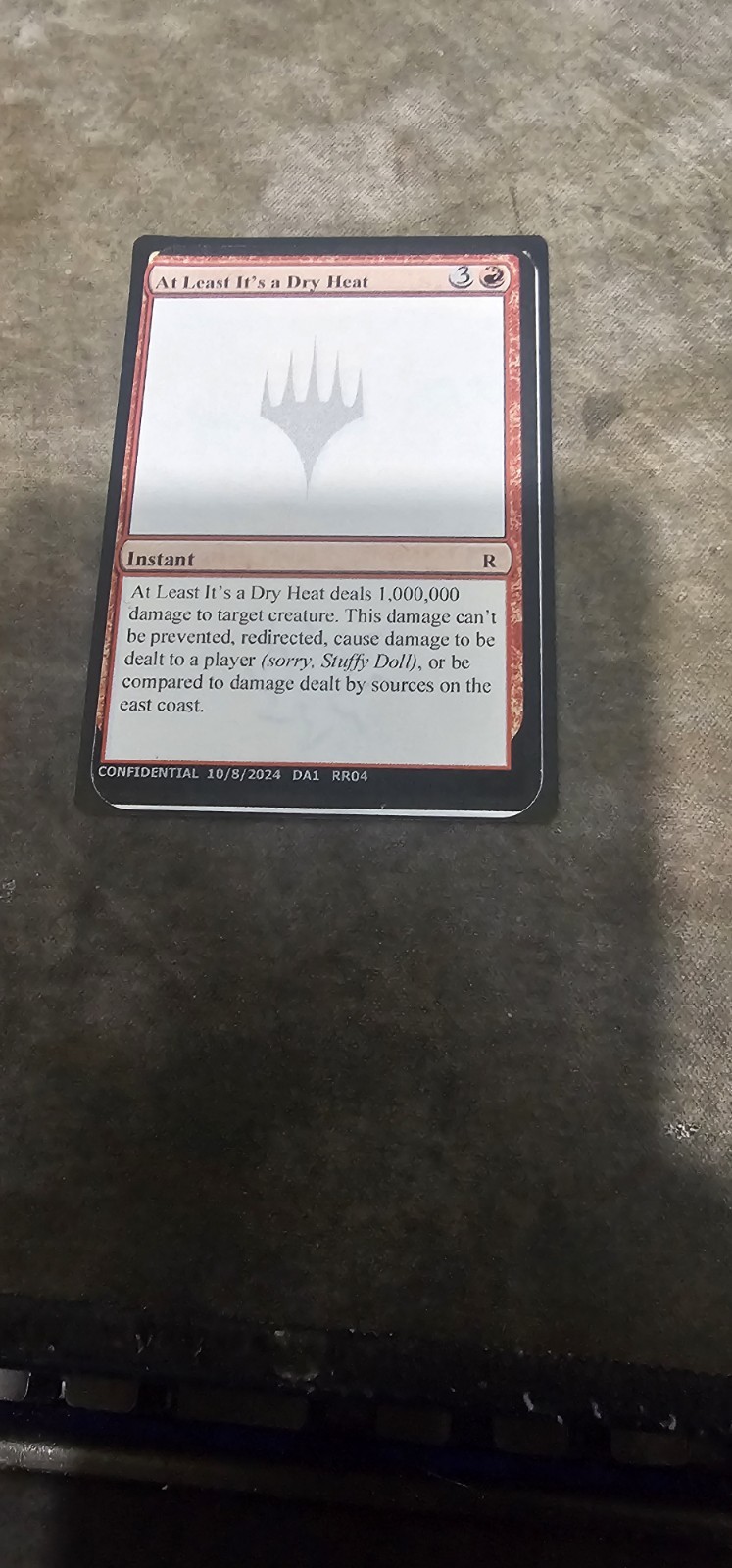 Mtg Playtest Unknown  At Least It\'s A Dry Heat