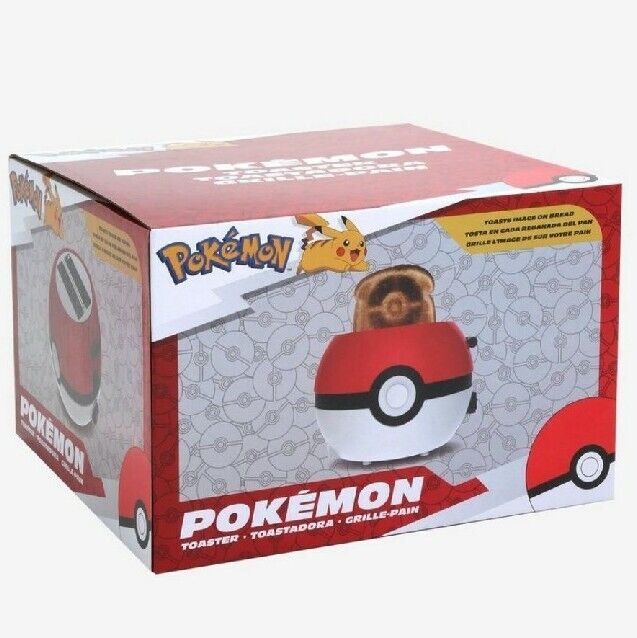 Uncanny Brands Pokemon Pokeball Figural Toaster