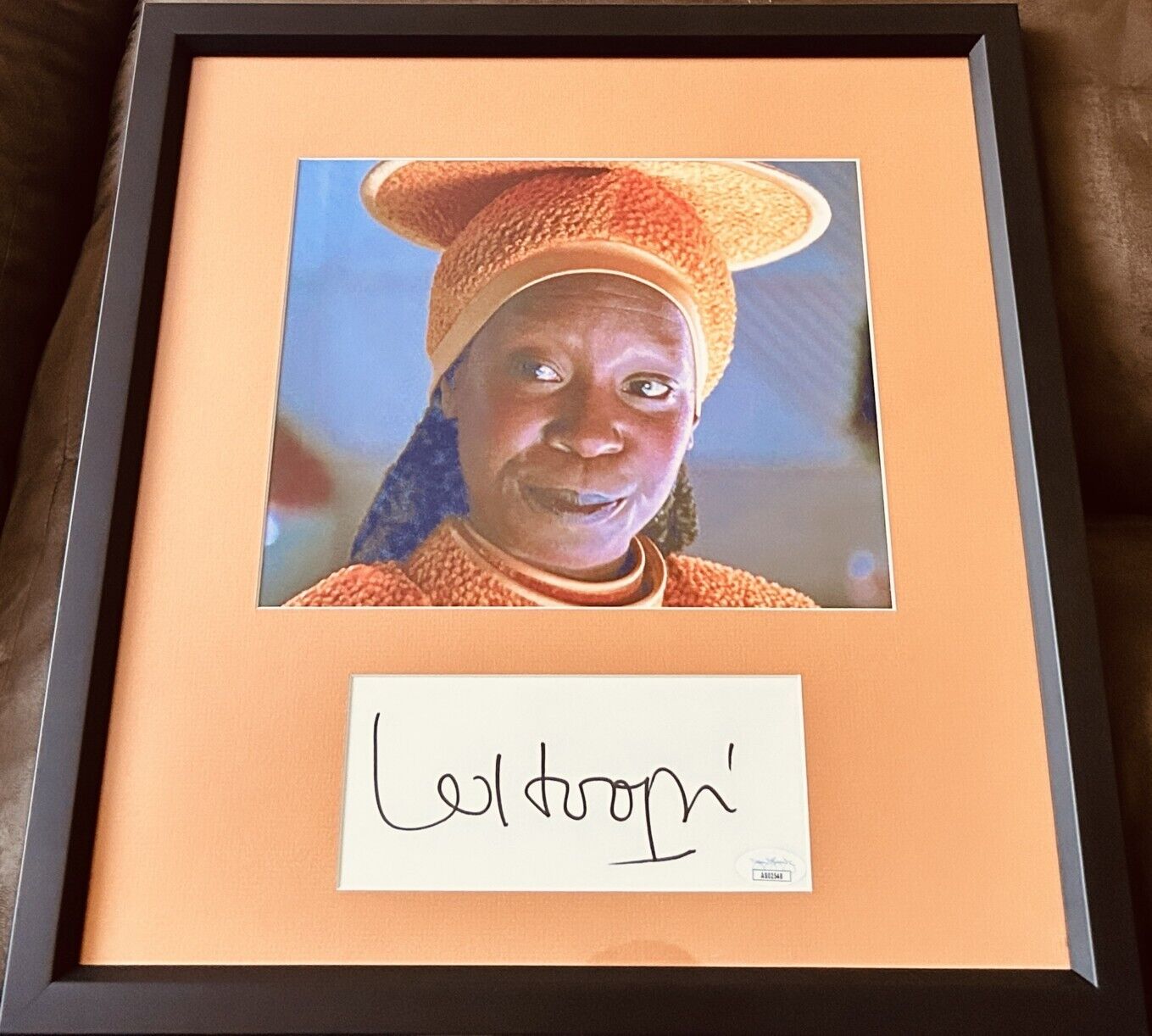 Whoopi Goldberg autographed signed framed with Star Trek Guinan 8x10 photo (JSA)
