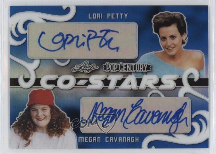 2020 Leaf Pop Century Co-Stars Blue 8/10 Lori Petty Megan Cavanagh Auto 0a0s