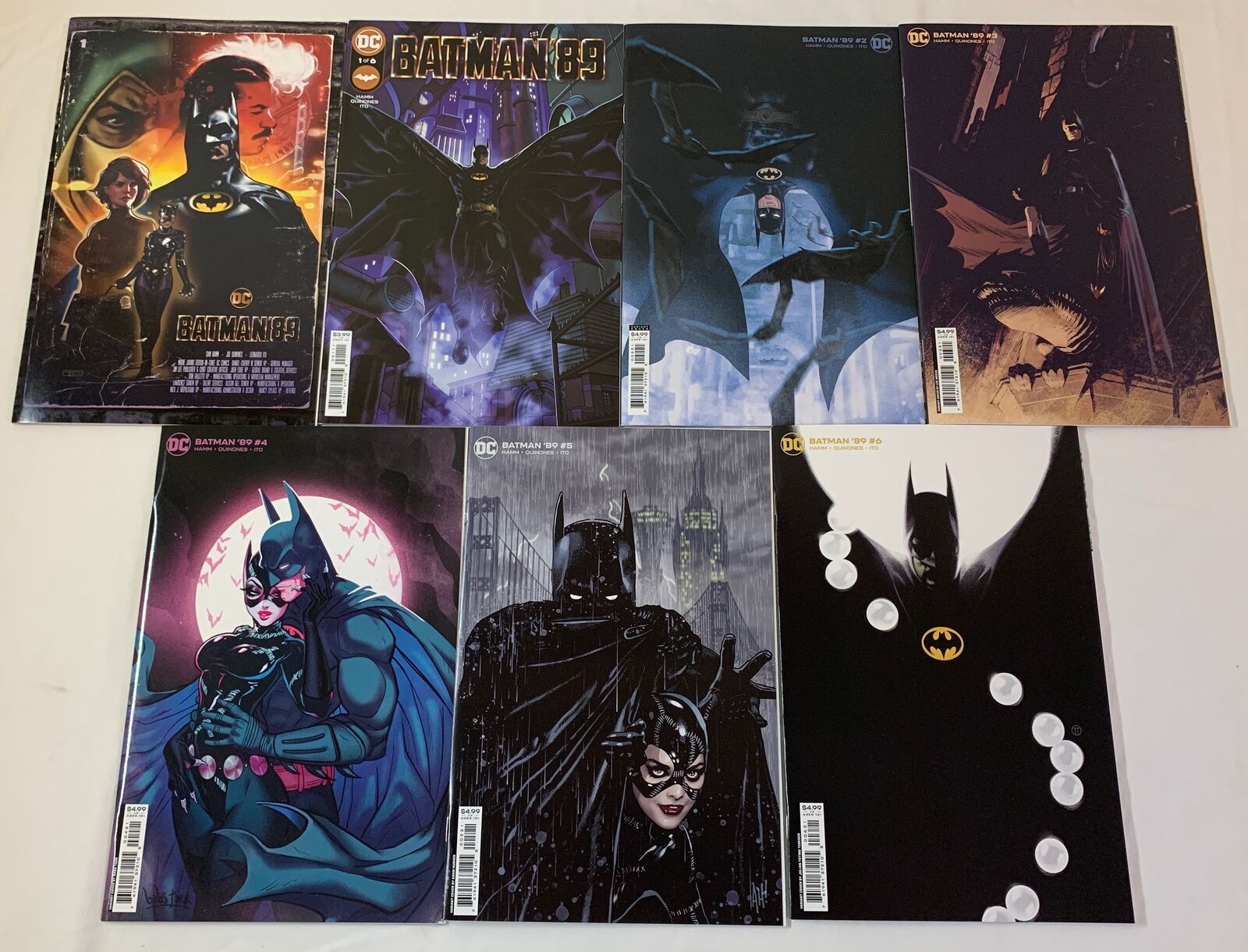 DC Comics BATMAN '89 #1 1 2 3 4 5 6 ~ FULL SET plus additional #1 variant