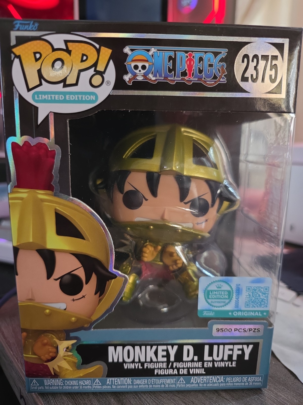 Funko Pop One Piece Monkey D Luffy #2375 Supreme 9500 Limited BoxLunch Exclusive Funko Pop One Piece Monkey D Luffy #2375 Supreme 9500 Limited BoxLunch Exclusive