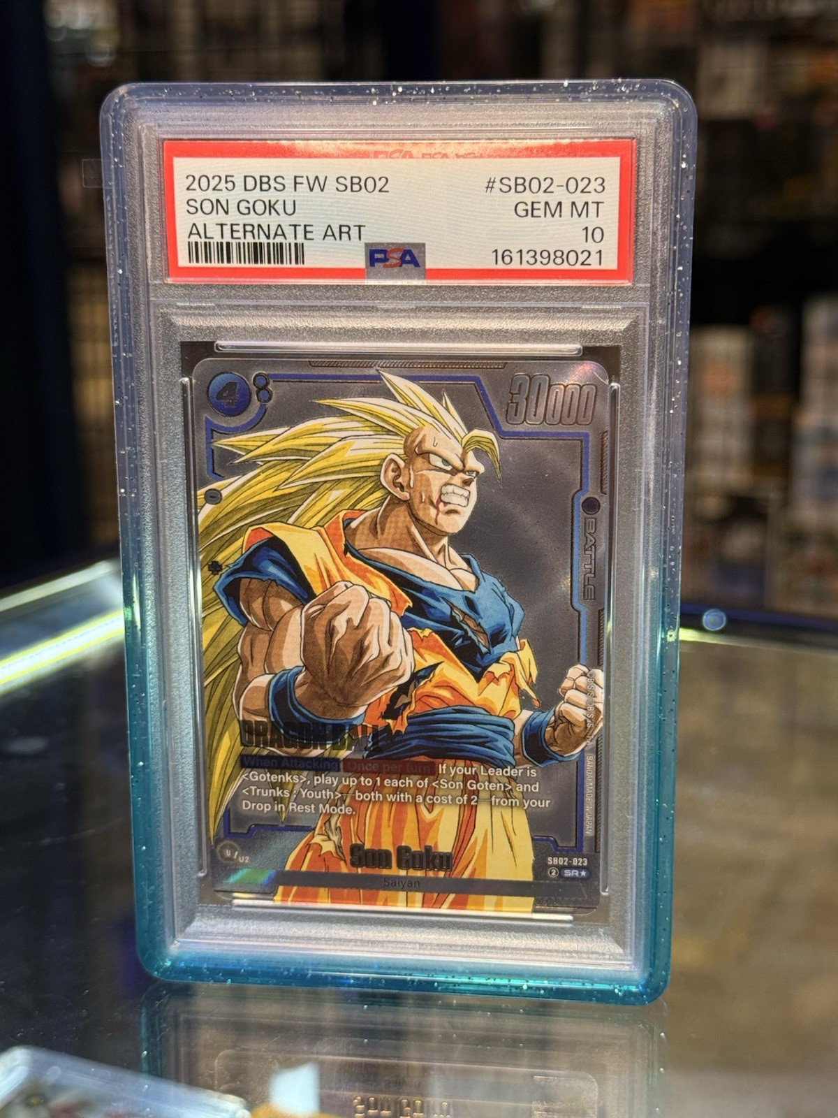 Dragon Ball Son Goku SB02-023 Alternate Art 2025 DBS FW SB02 PSA 10