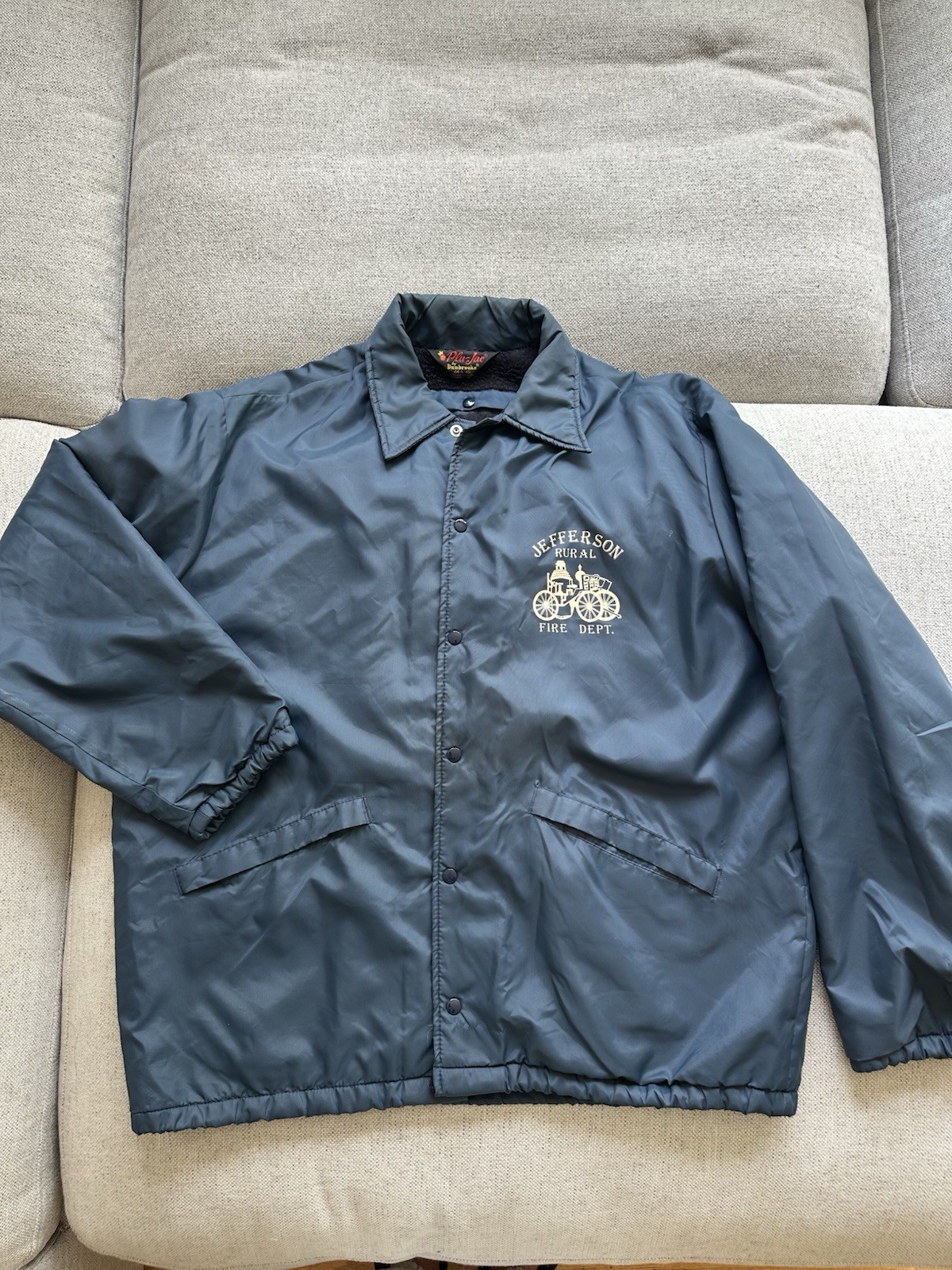 Pla-Jac Vintage 90s Jefferson Rural Fire Dept. Jacket Made In USA Men’s L Pla-Jac Vintage 90s Jefferson Rural Fire Dept. Jacket Made In USA Men’s L