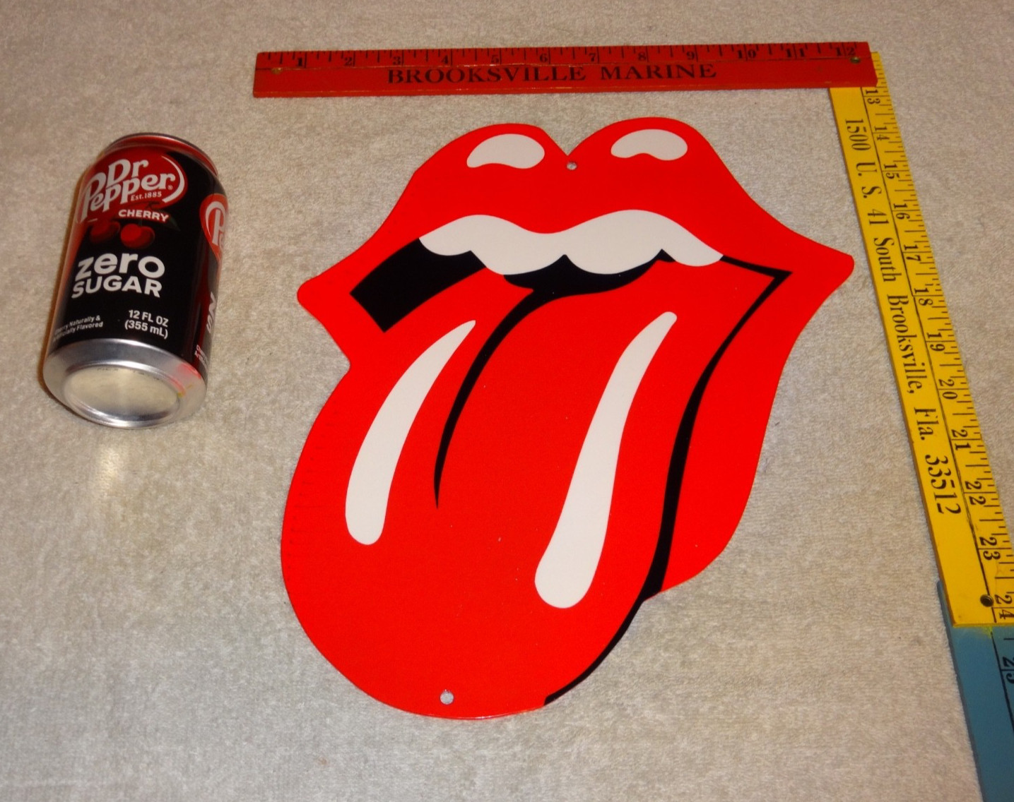 VINTAGE THE ROLLING STONES LIPS & TONGUE 1971 MUSIC 13