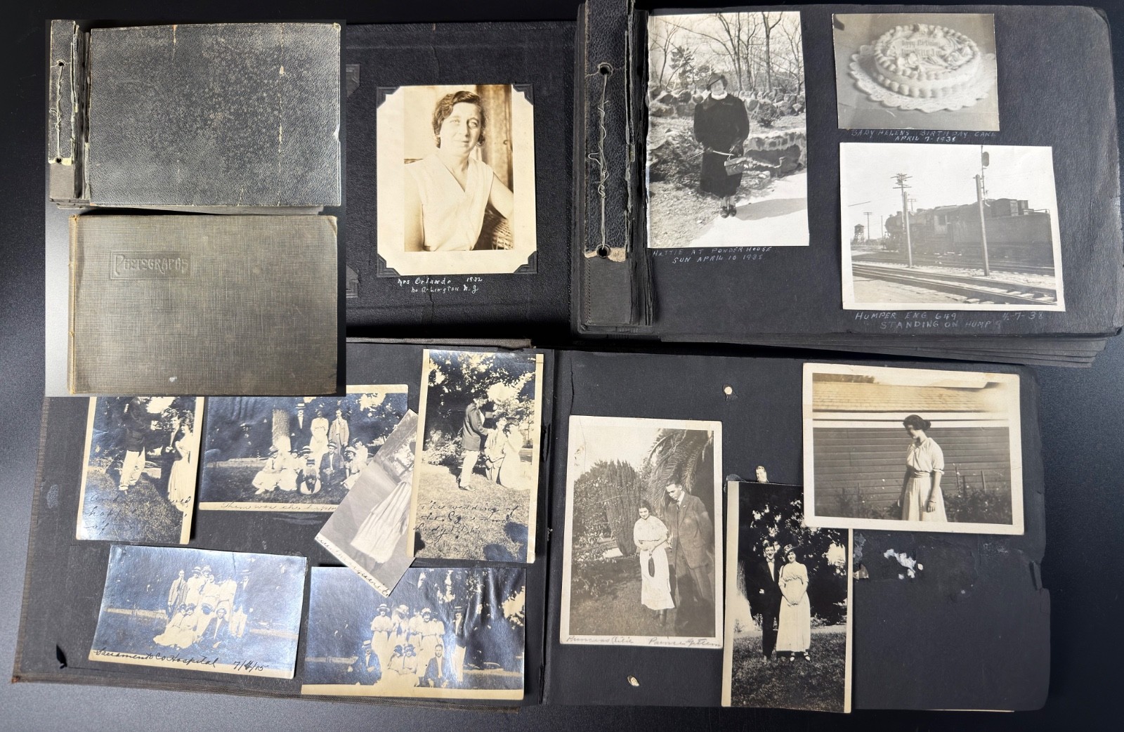 Bundle of 2 vintage photo albums from the 1930's-Over 200 photos-East Coast Bundle of 2 vintage photo albums from the 1930's-Over 200 photos-East Coast