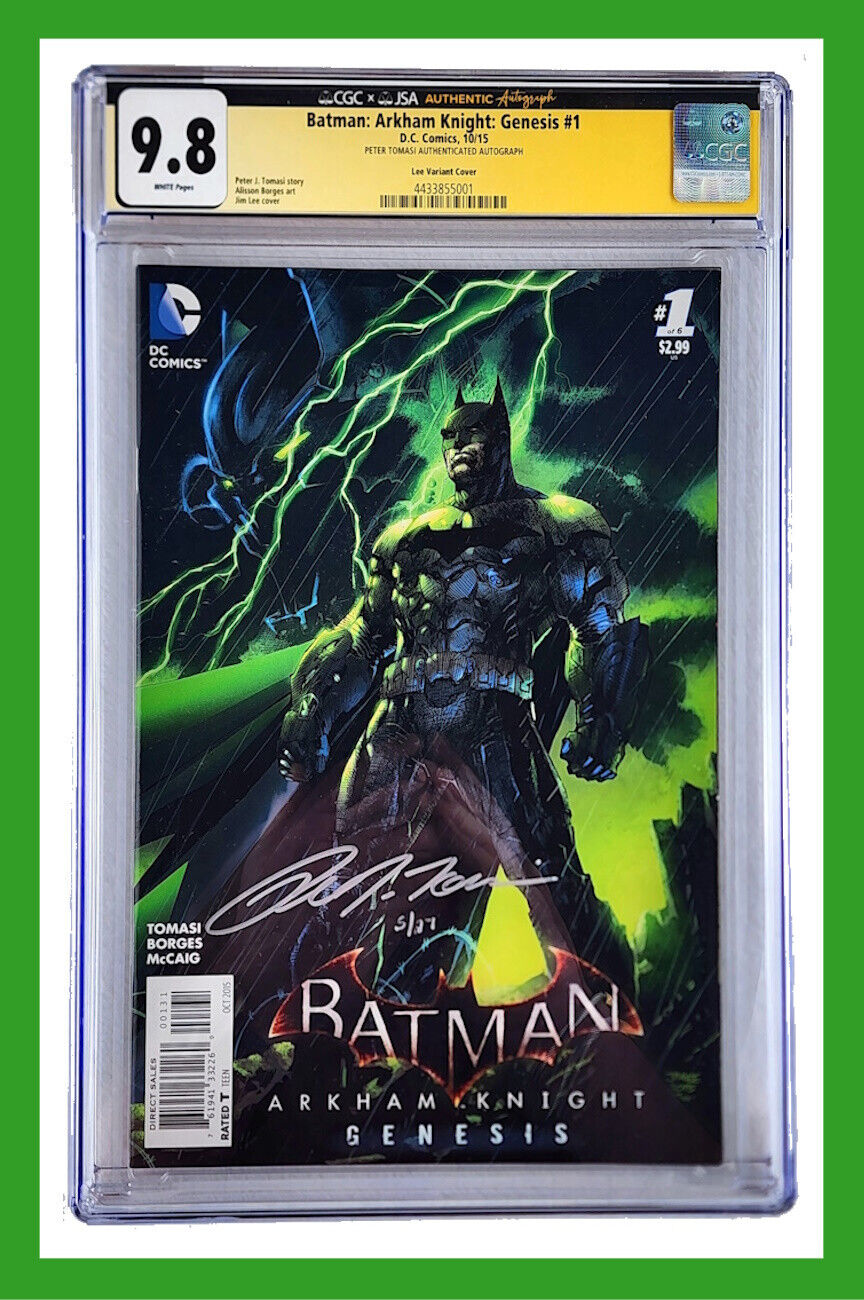 Batman Arkham Knight Genesis #1  CGC 9.8 JSA Authentic Autograph 🔥