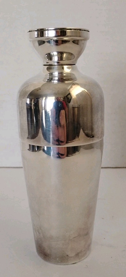 1920’s Vintage Napier Personal Cocktail Shaker Rooster Monogrammed 1920’s Vintage Napier Personal Cocktail Shaker Rooster Monogrammed