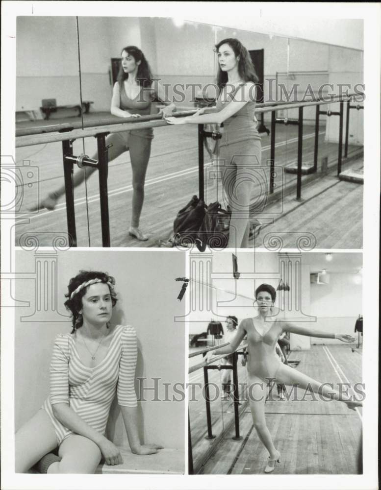 1983 Press Photo Shanna Reed, Maureen Teefy, and Deborah Geffner star in \