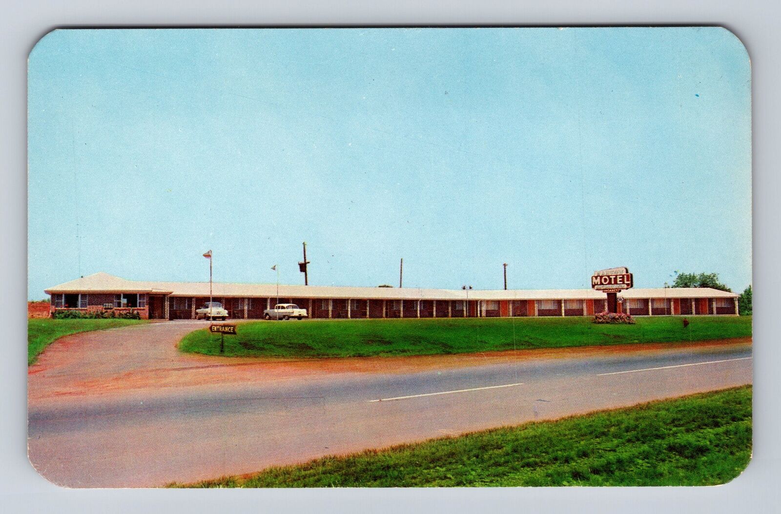 Cartersville GA-Georgia, Bartow Motel, Advertising, Antique Vintage Postcard