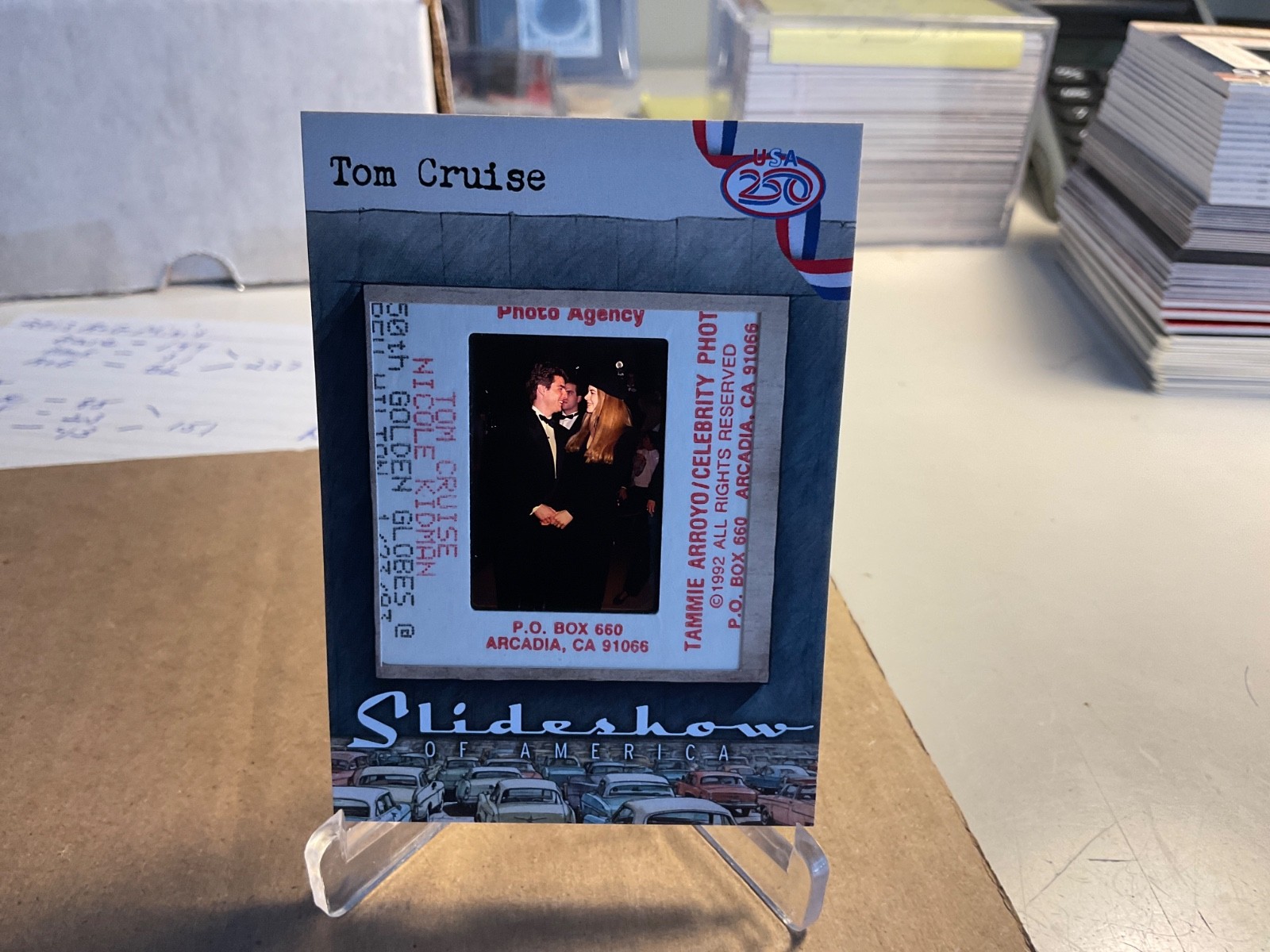 2026 Historic Autographs 250th Part 2 Events Tom Cruise 1/1 Slide Relic 2026 Historic Autographs 250th Part 2 Events Tom Cruise 1/1 Slide Relic