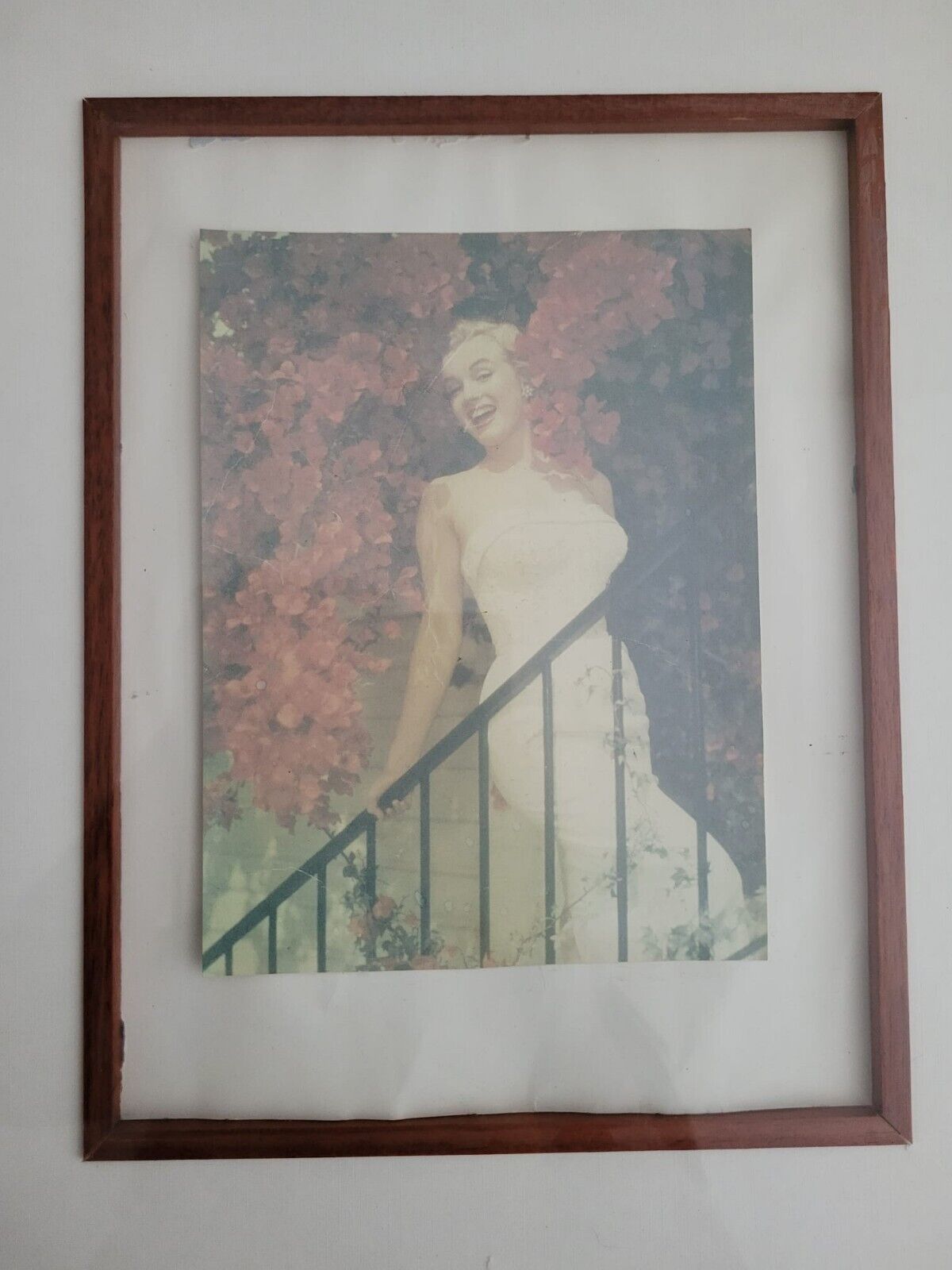 Marilyn Monroe Original Frame Photograph..Missing Frame Rear Cover