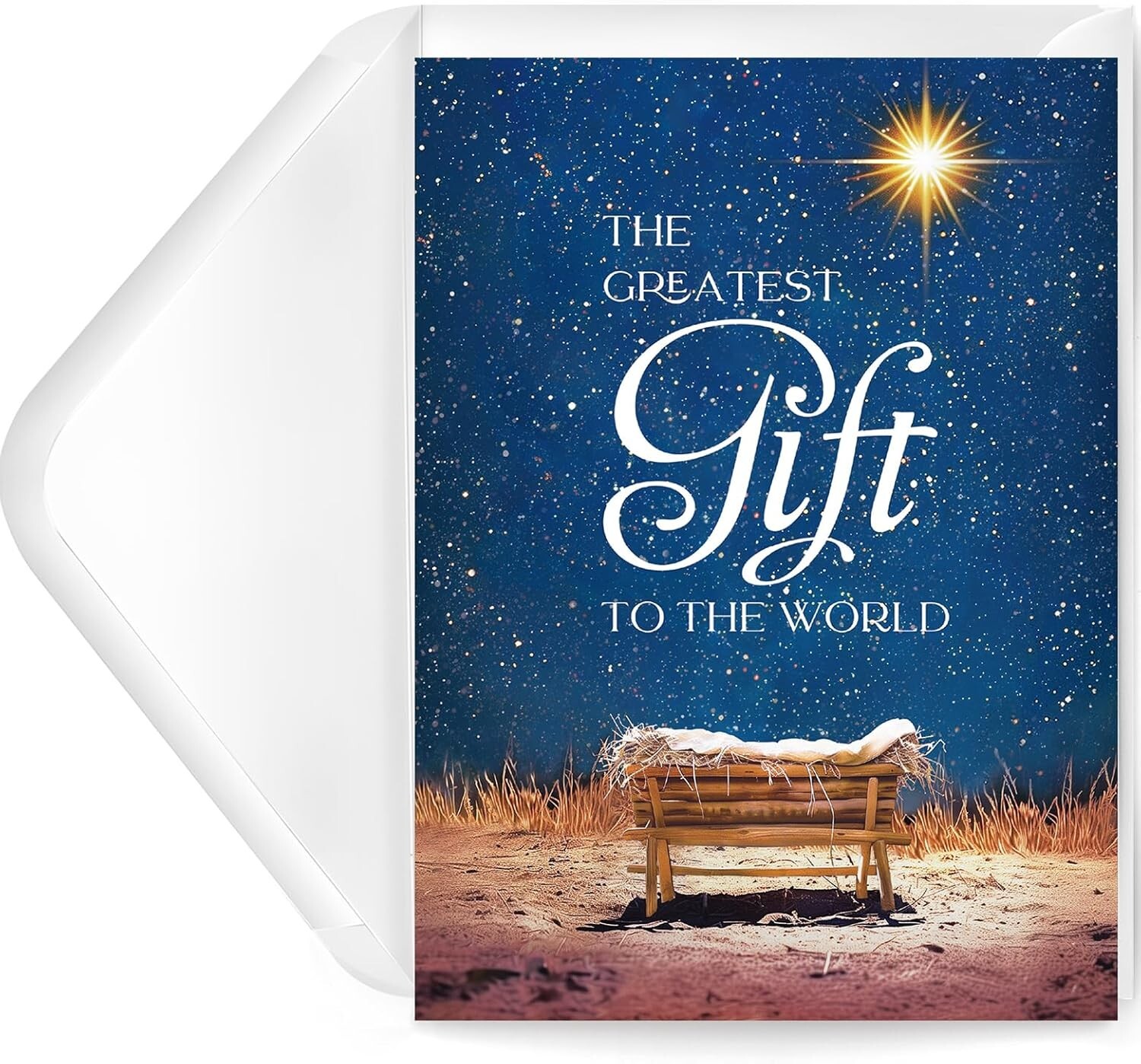 Religious Christmas Cards- Boxed Christmas Cards with Envelopes & Stickers- Religious Christmas Cards- Boxed Christmas Cards with Envelopes & Stickers-