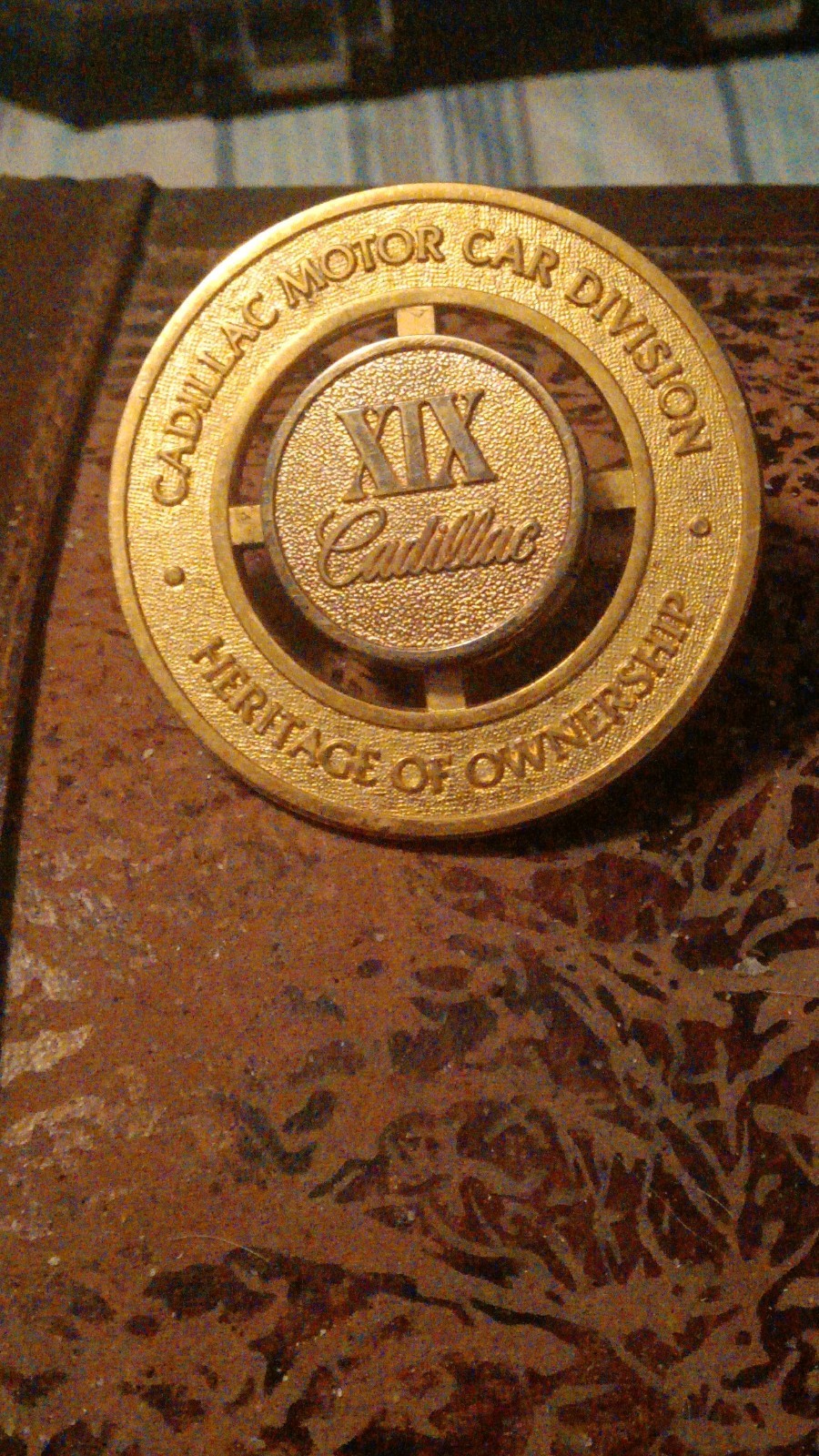 Cadillac Motor Car Division Heritage of Ownership XIX Collectible Badge Cadillac Motor Car Division Heritage of Ownership XIX Collectible Badge