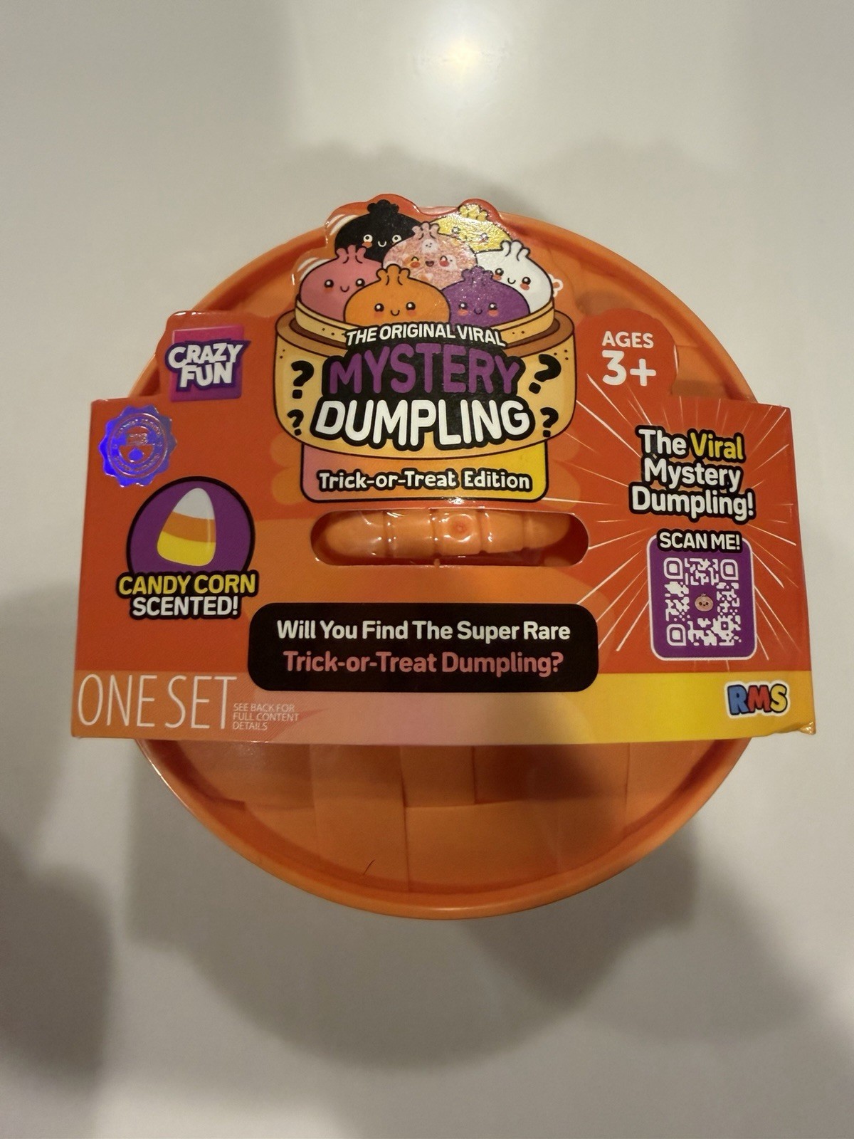 NEW RMS CRAZY FUN Mystery Squishy Dumpling TRICK- Or - TREAT Edition CANDY CORN NEW RMS CRAZY FUN Mystery Squishy Dumpling TRICK- Or - TREAT Edition CANDY CORN