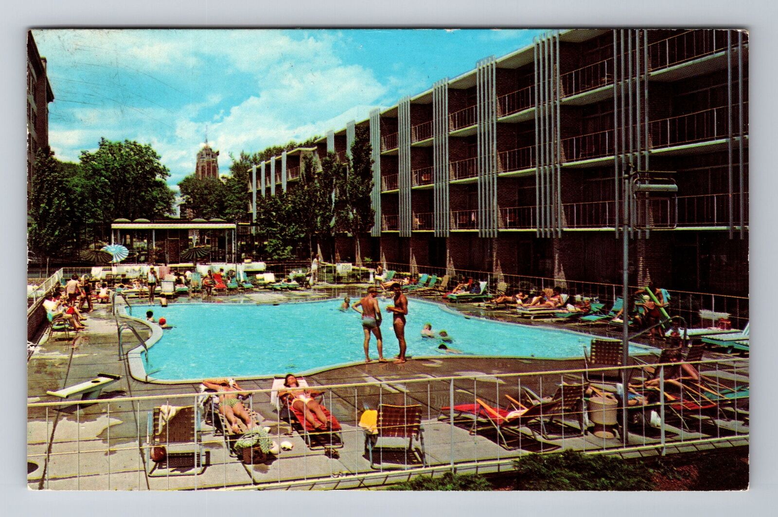 Lansing MI-Michigan, Capitol Park Motor Hotel Advertising c1967 Vintage Postcard