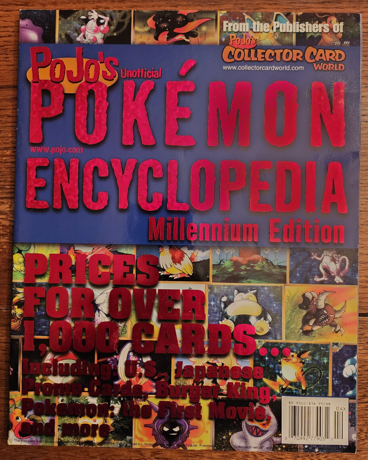 PoJo\'s Pokemon Encyclopedia Guide Book Millennium Edition - FN/VF