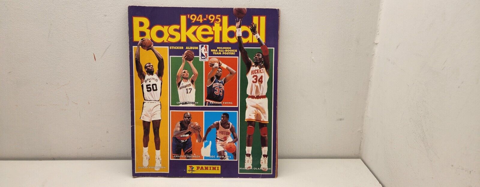 Panini 94 95 Basketball NBA Sticker Album NO POSTER But Complete