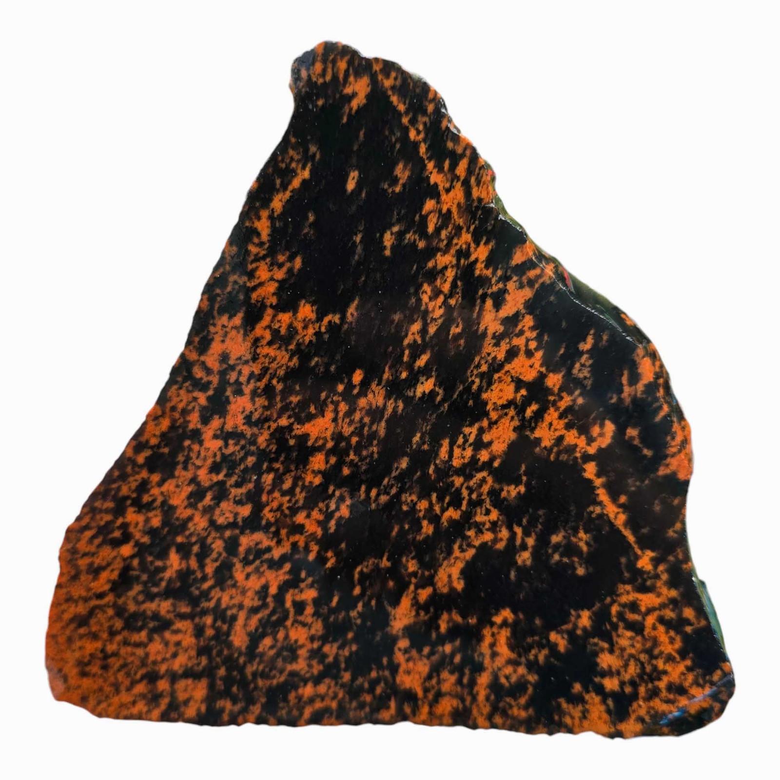 Tiger Tail Obsidian Slab – Rare Old Stock from Glass Butte, Oregon for Lapidary