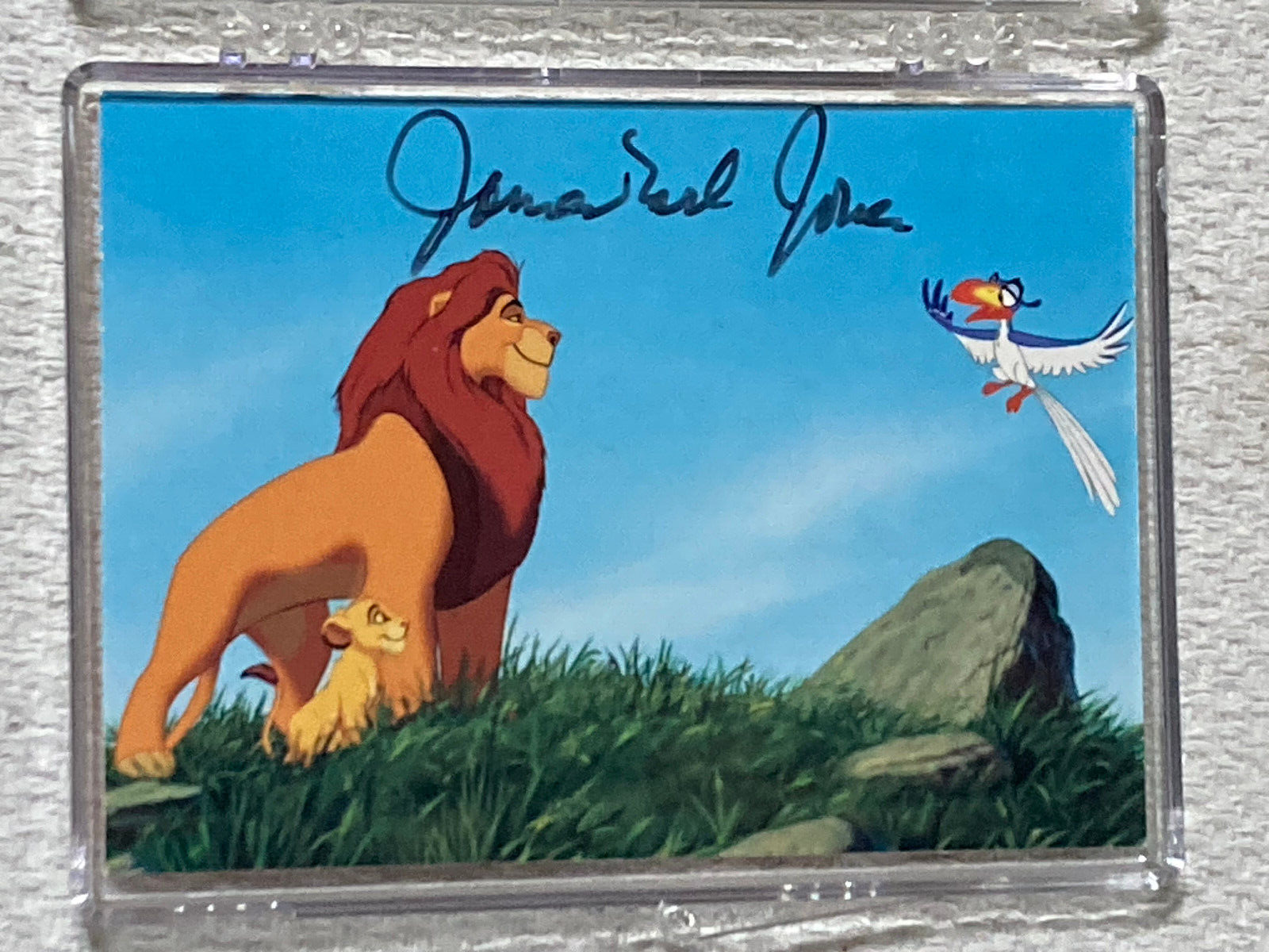 1994 Skybox Disney's Lion King Ser II Card #121 Sign by James Earl Jones Mufasa
