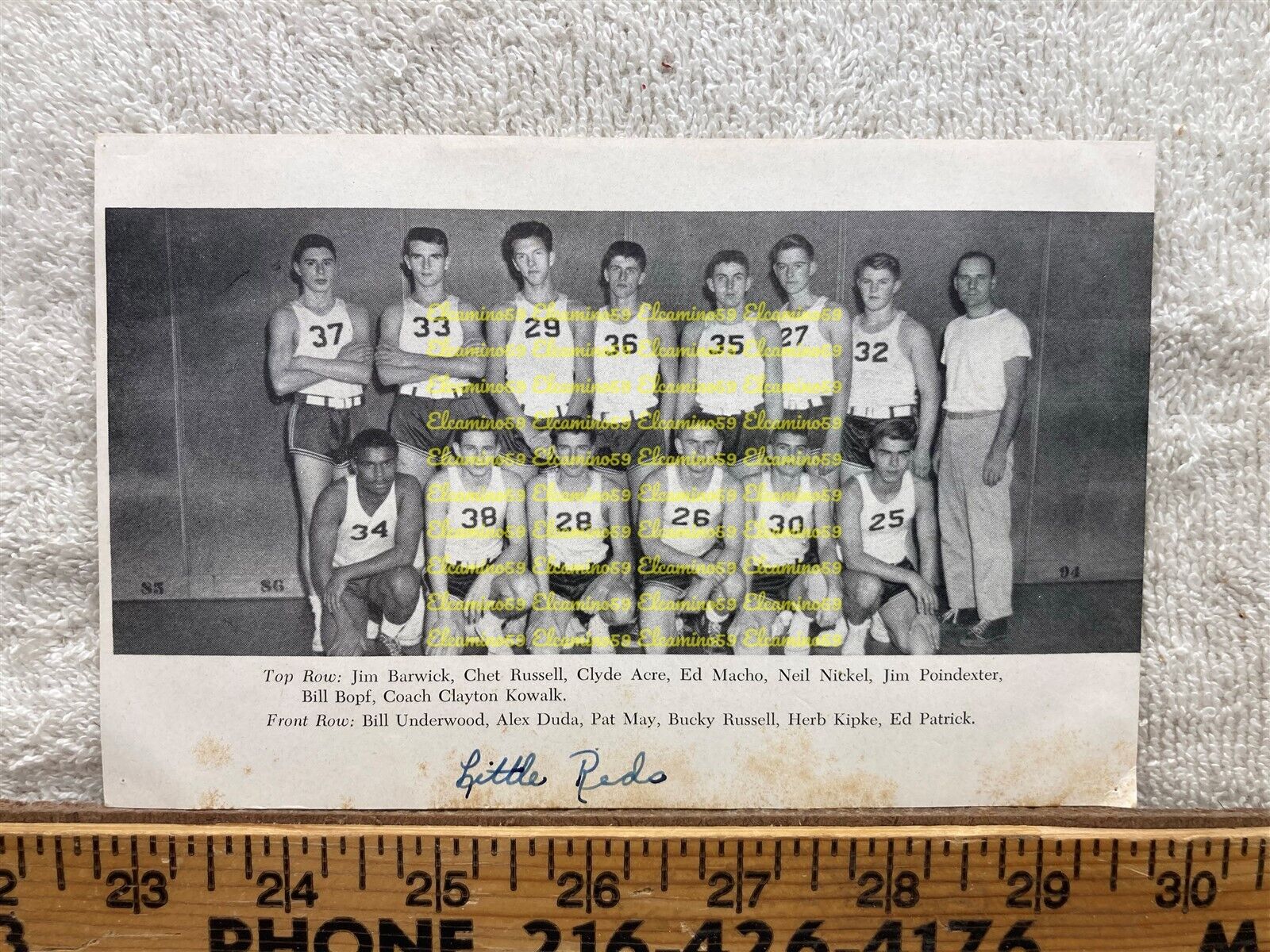 1951 1952 1953 Basketball Photo West Junior J. W. Sexton High School Lansing MI