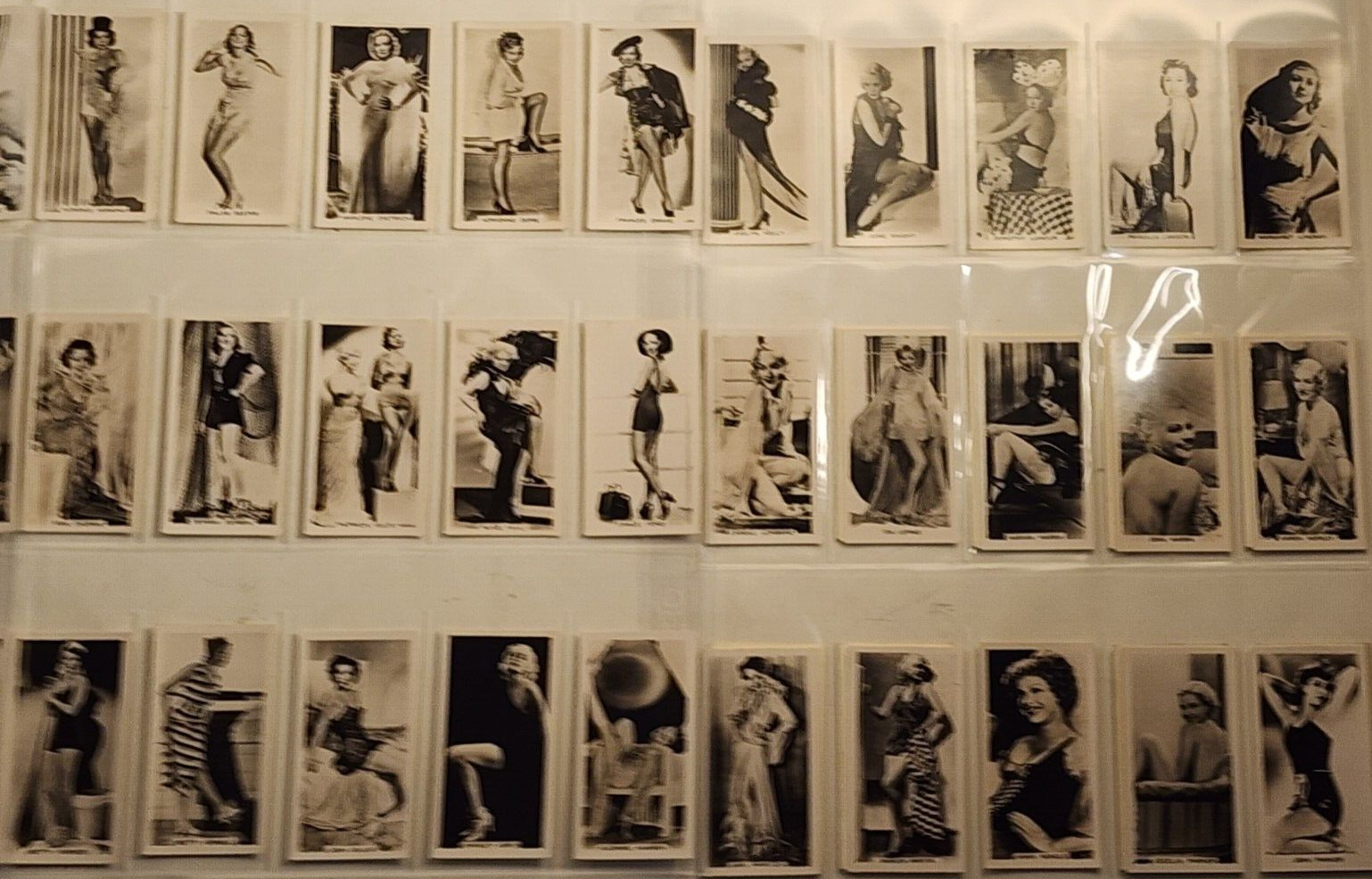 1938 FILM STARS CARRERAS CIGARETTE CARDS FULL SET of 54 2ND SERIES BETTY GRABLE