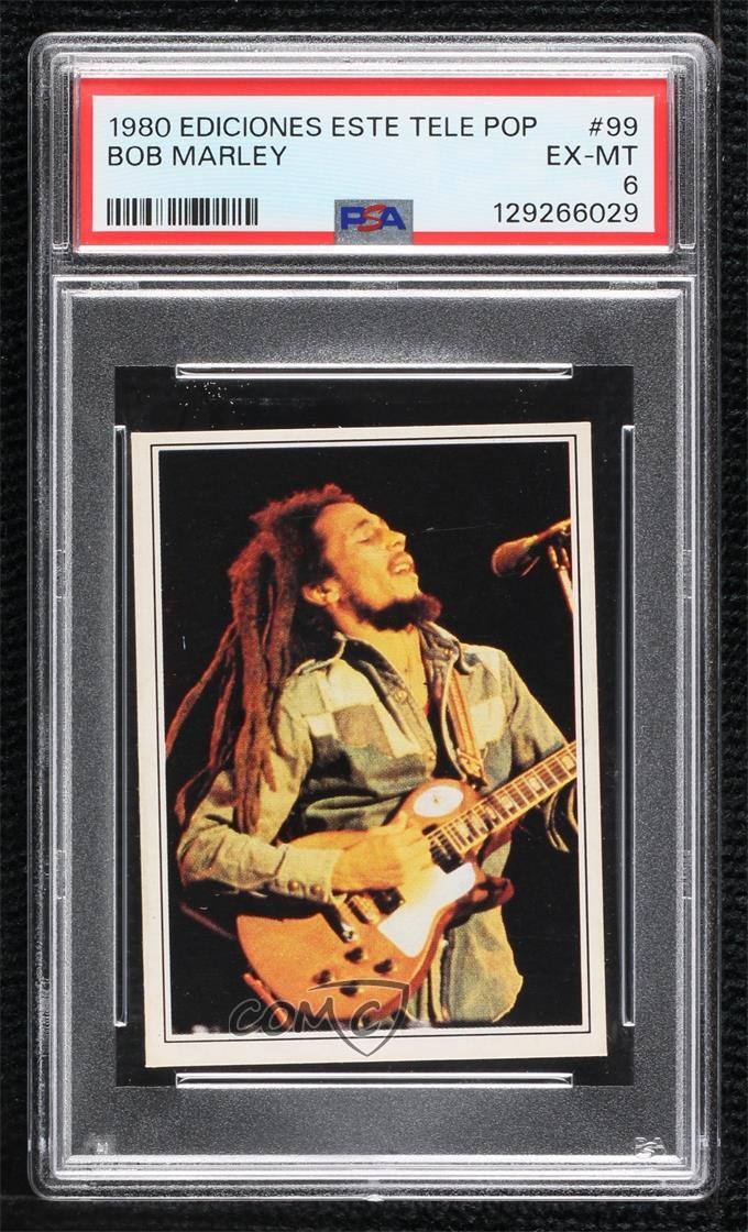 1980 Ediciones Este Tele Pop Bob Marley #80 PSA 6 0t7p