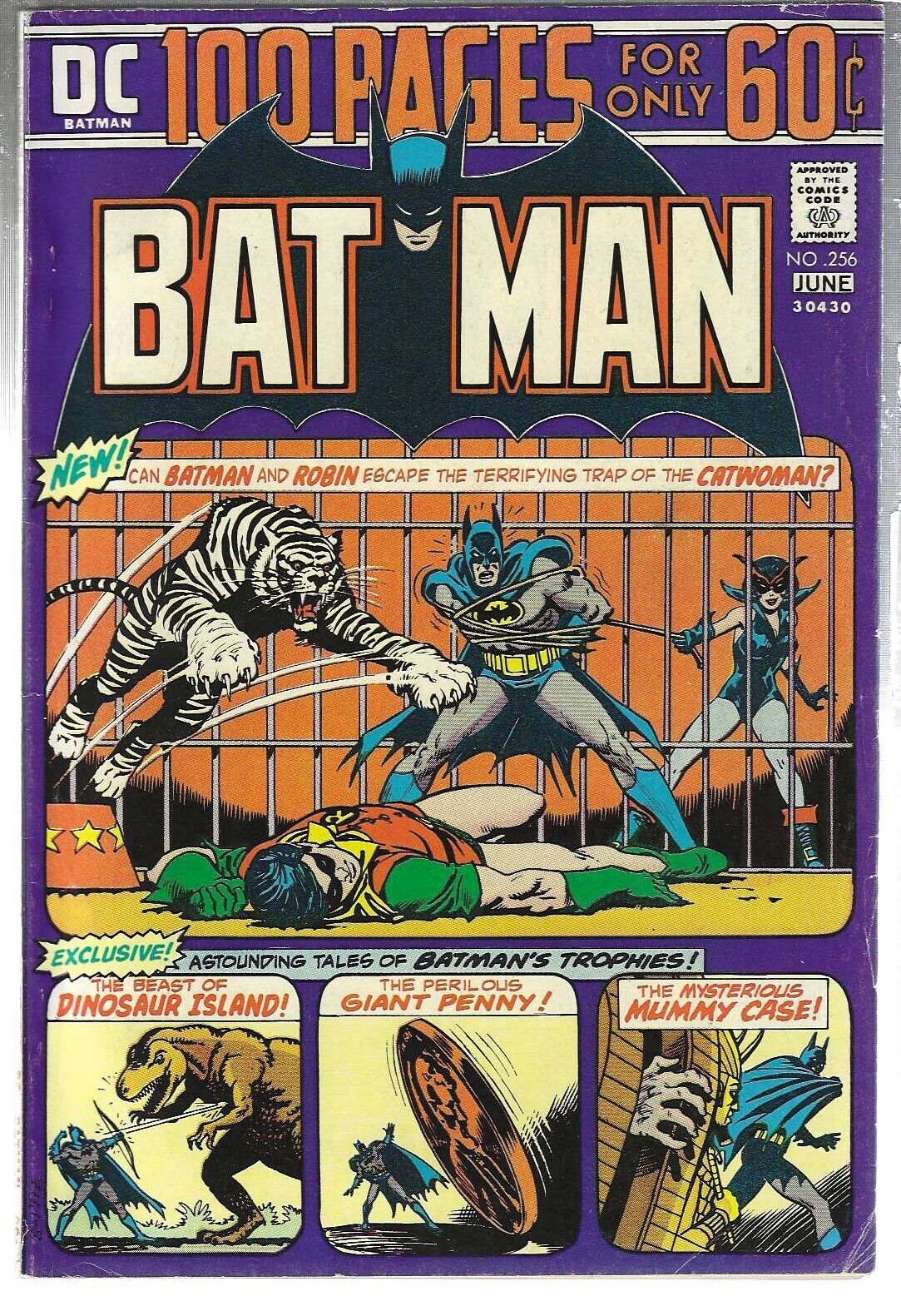 BATMAN #256 DC COMICS 1974 FN/VF 100 PAGES HTF CGC IT