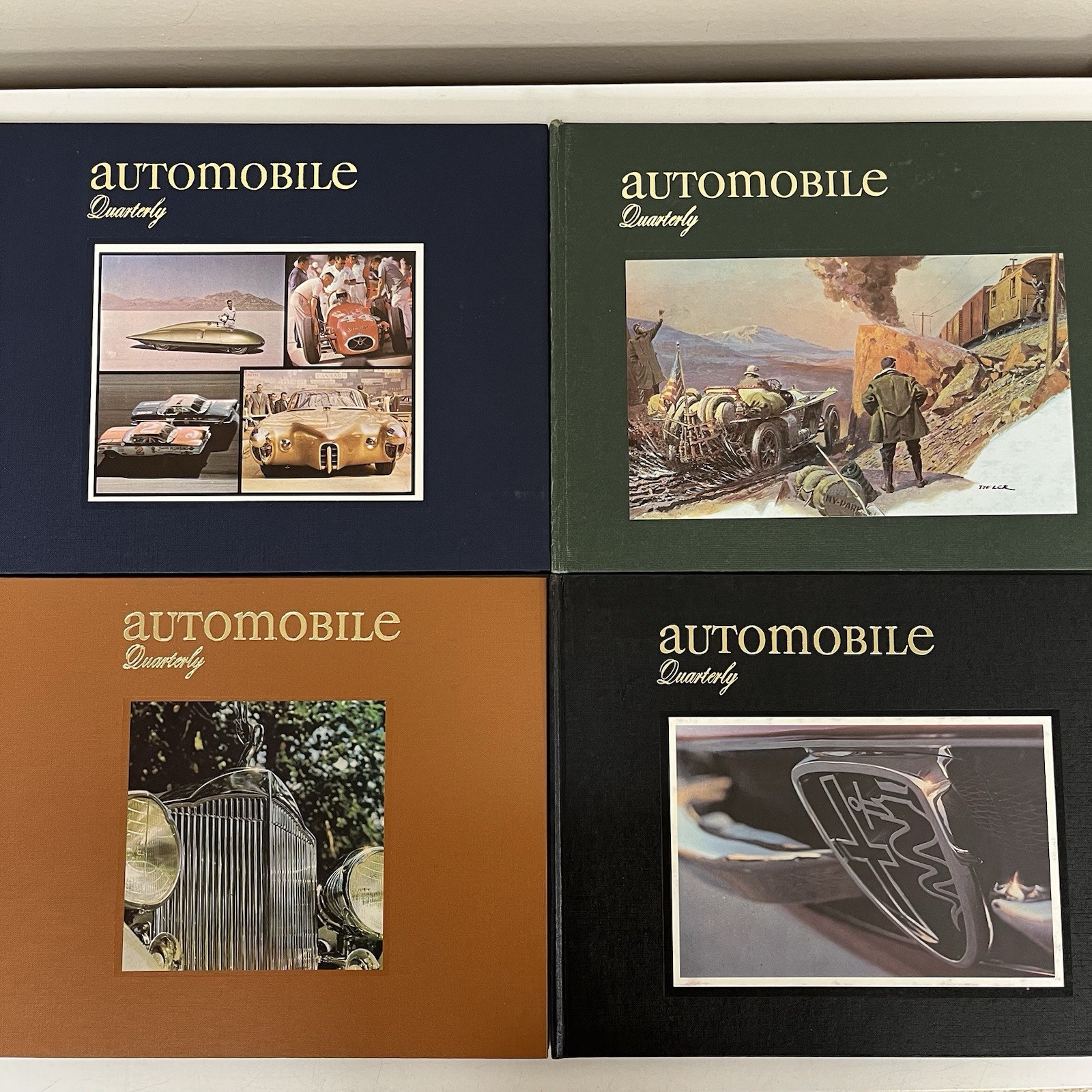 Automobile Quarterly Volume 1. Full Set No.s 1,2,3,4 - Hardcover Auto Book 1962 Automobile Quarterly Volume 1. Full Set No.s 1,2,3,4 - Hardcover Auto Book 1962