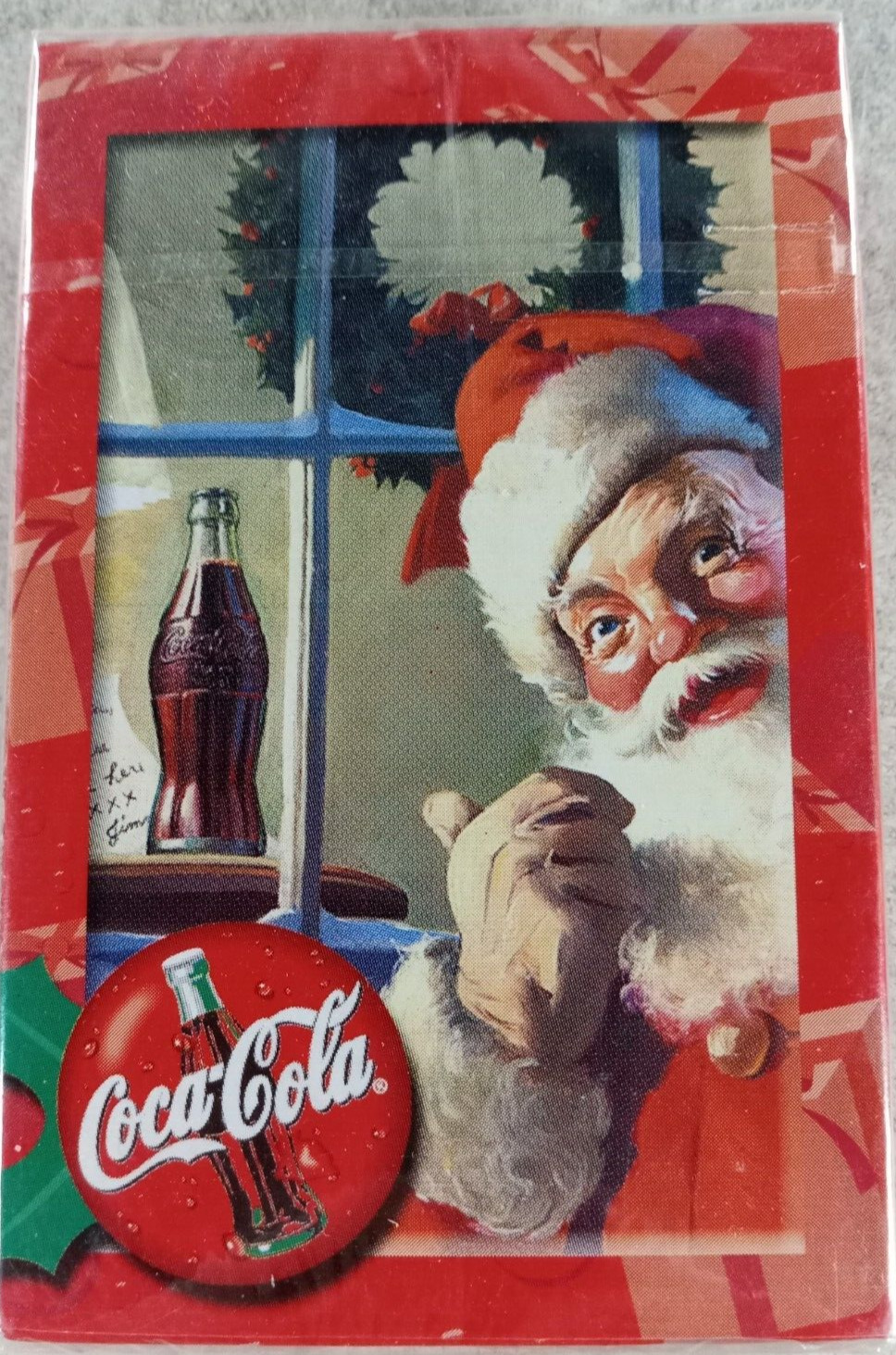 Coke Christmas Playing Cards Santa Claus Bicycle Deck Of Cards