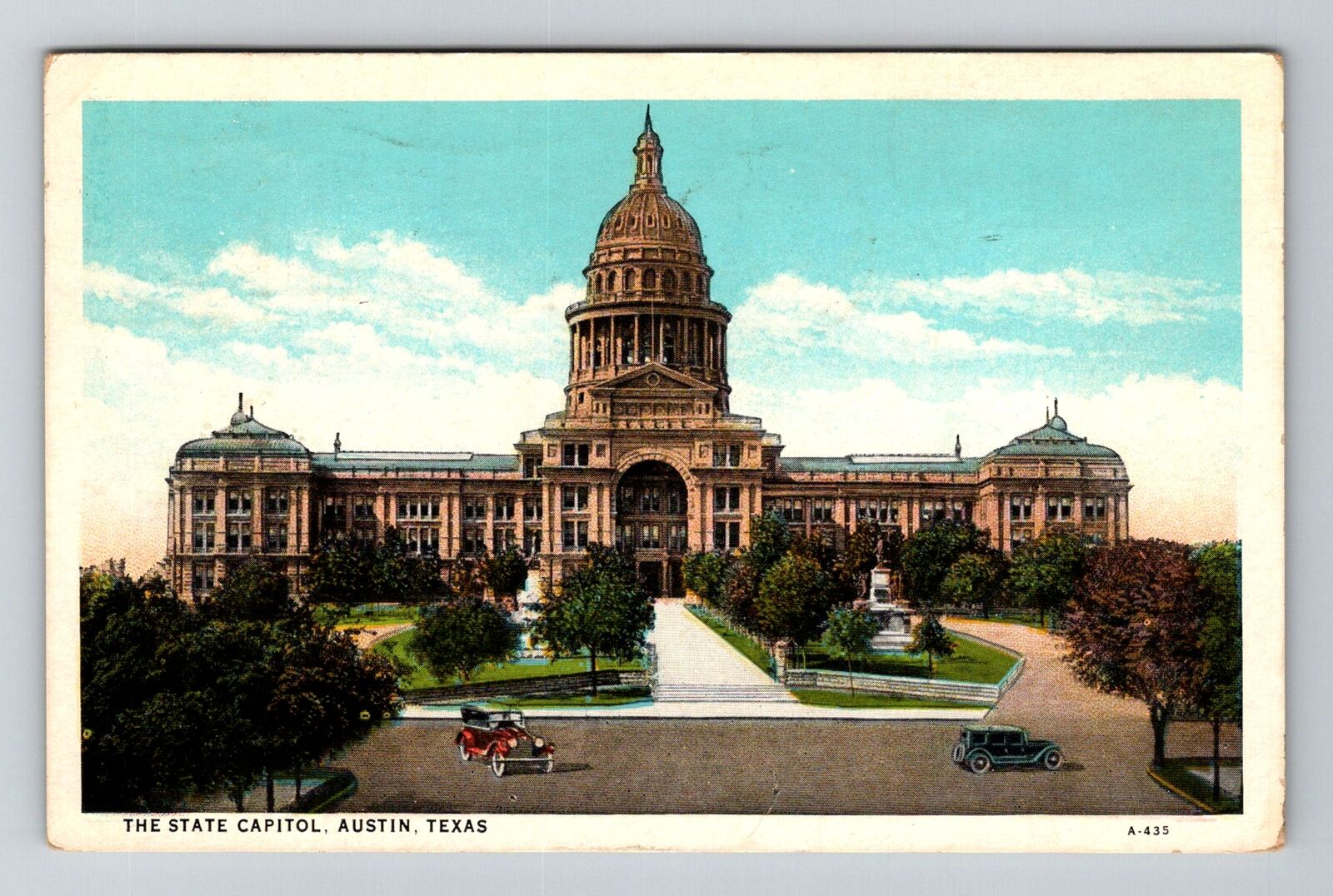 Austin TX-Texas, State Capitol Vintage c1930 Souvenir Postcard