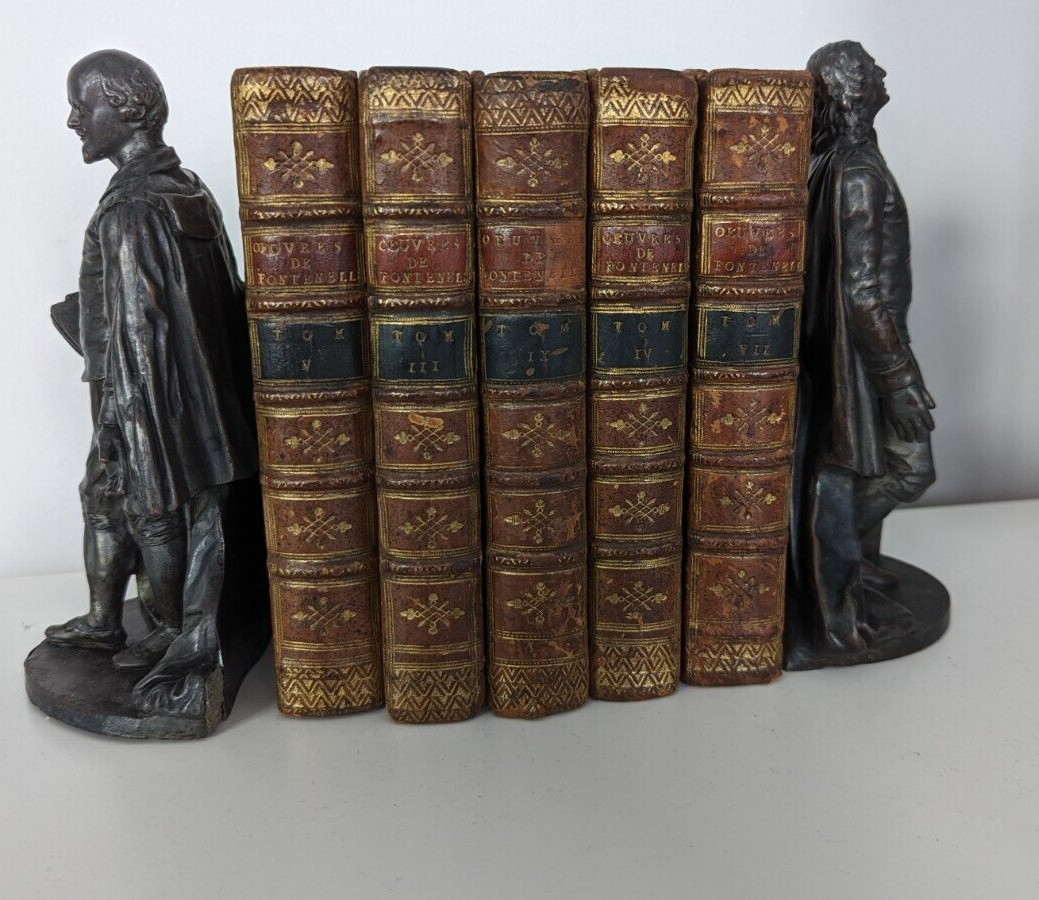 Two Very Rare Antique Copper Sculptures, Wyon, c. 1850 - Milton & Shakespeare Two Very Rare Antique Copper Sculptures, Wyon, c. 1850 - Milton & Shakespeare