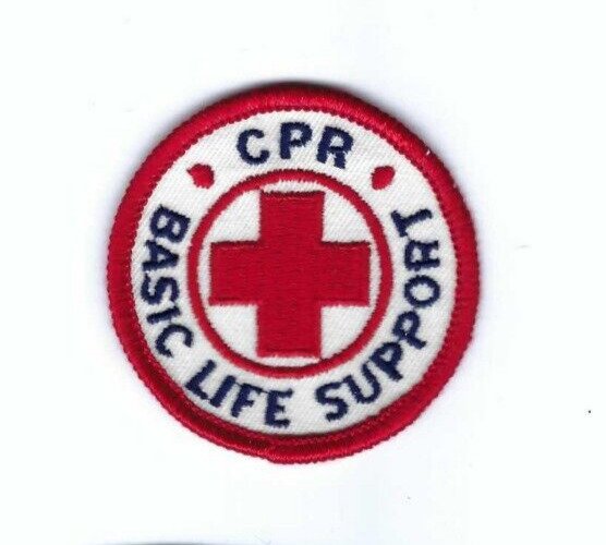 American Red Cross CPR Patch Basic Life Support 2-1/2in
