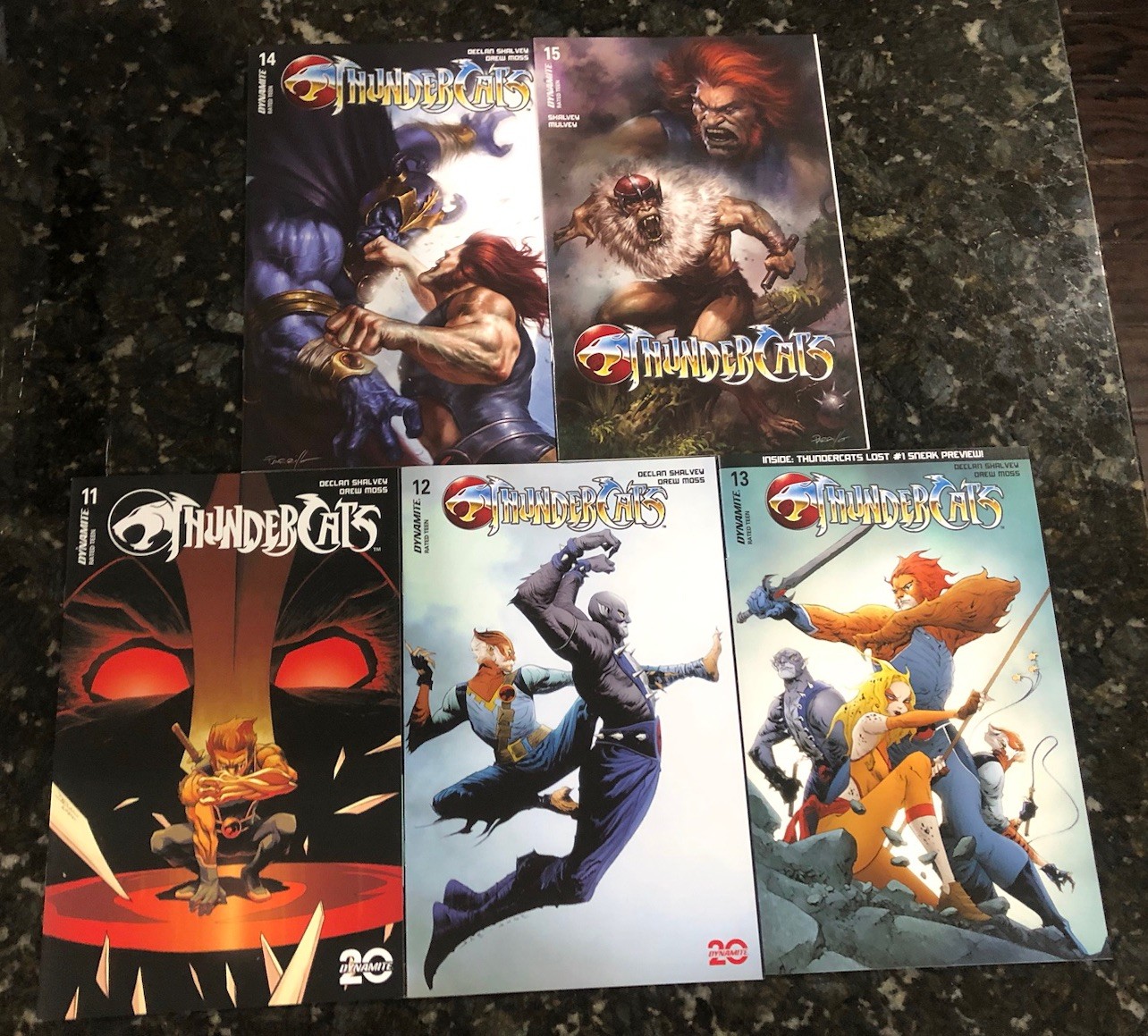 Thundercats 11-15 2025 Dynamite Shalvey Apex Vol 3 Storyline 11 12 13 14 15