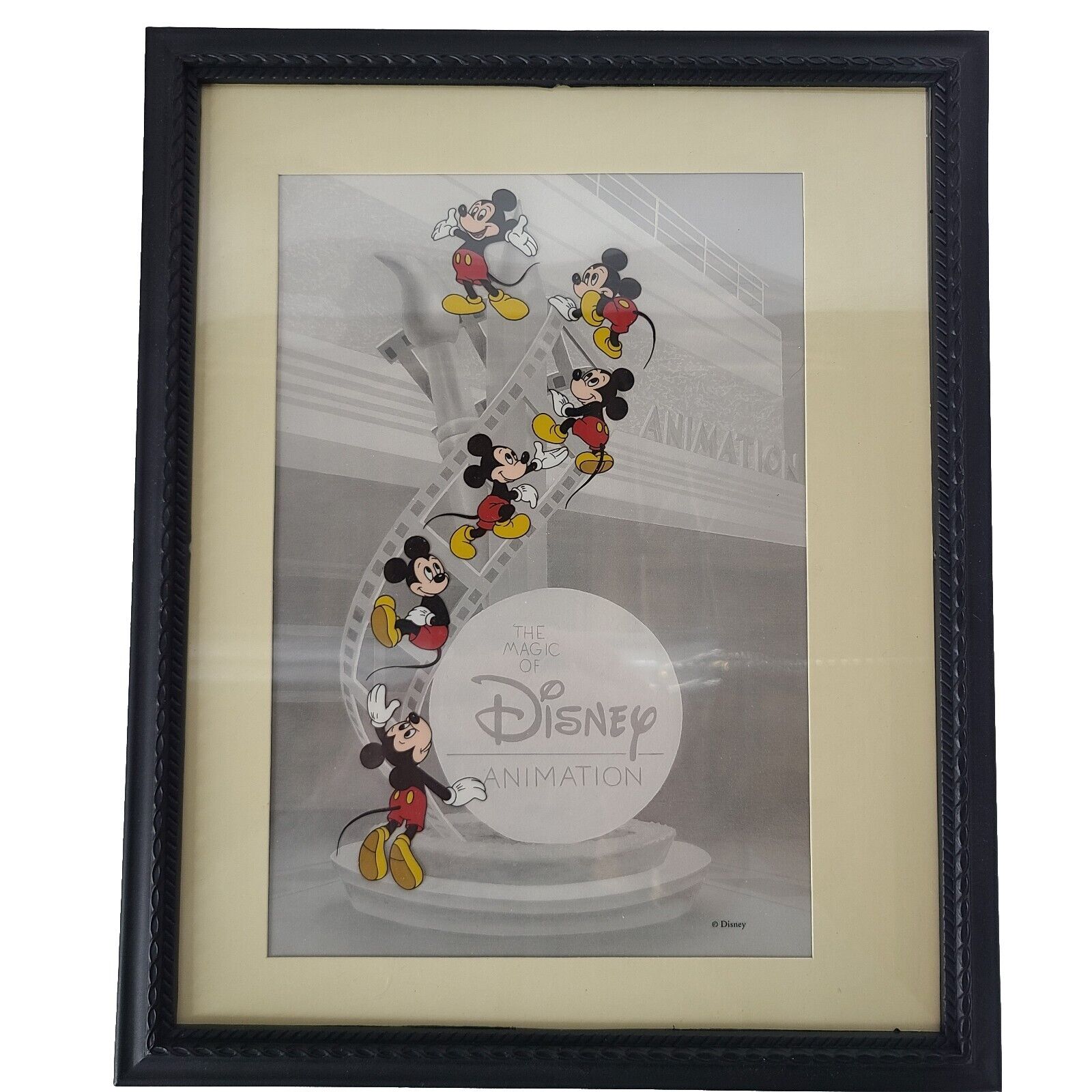 Disney MGM Studio Cel - Mickey Mouse Climbing The Disney Animation Film Strip